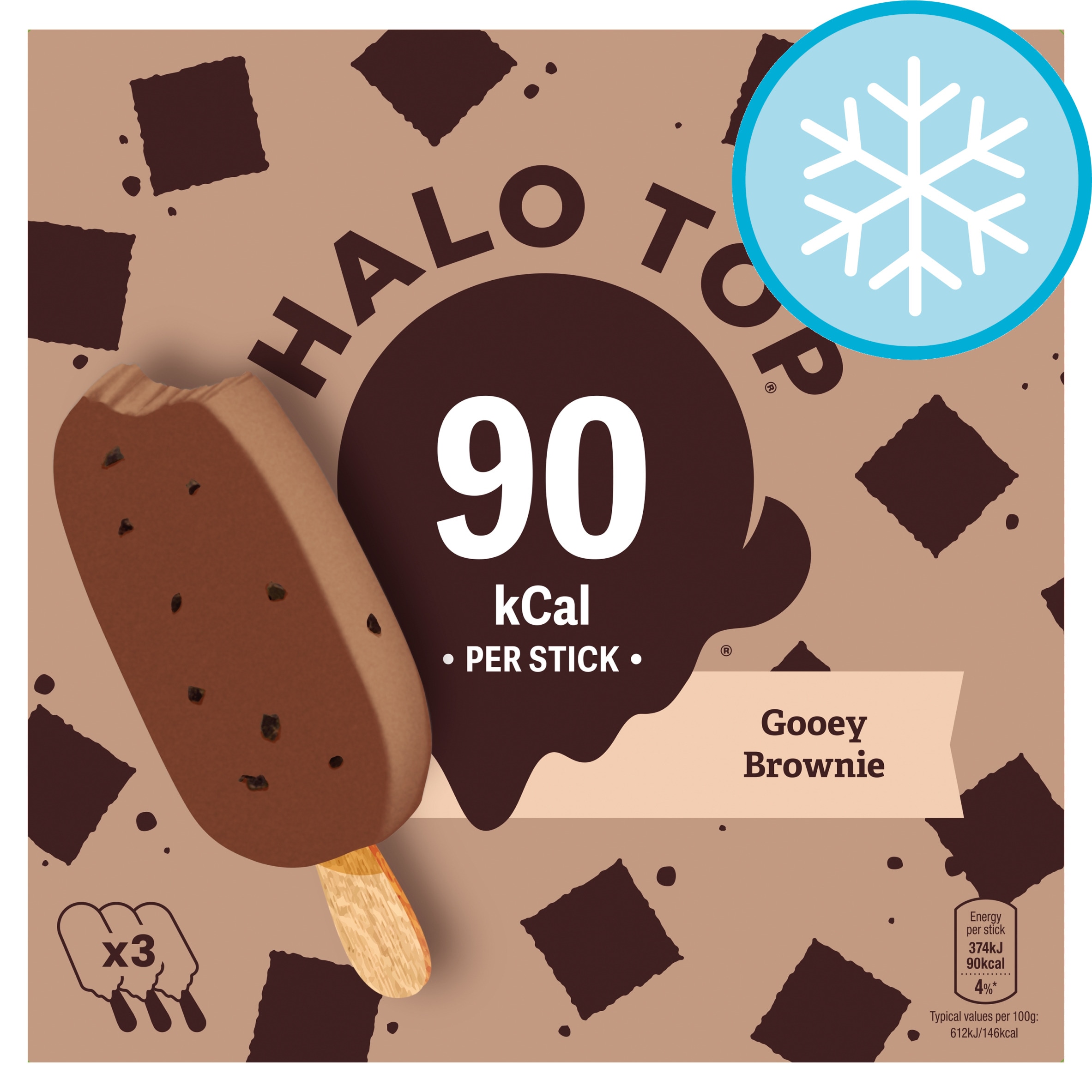 Halo Top Gooey Brownie Stick