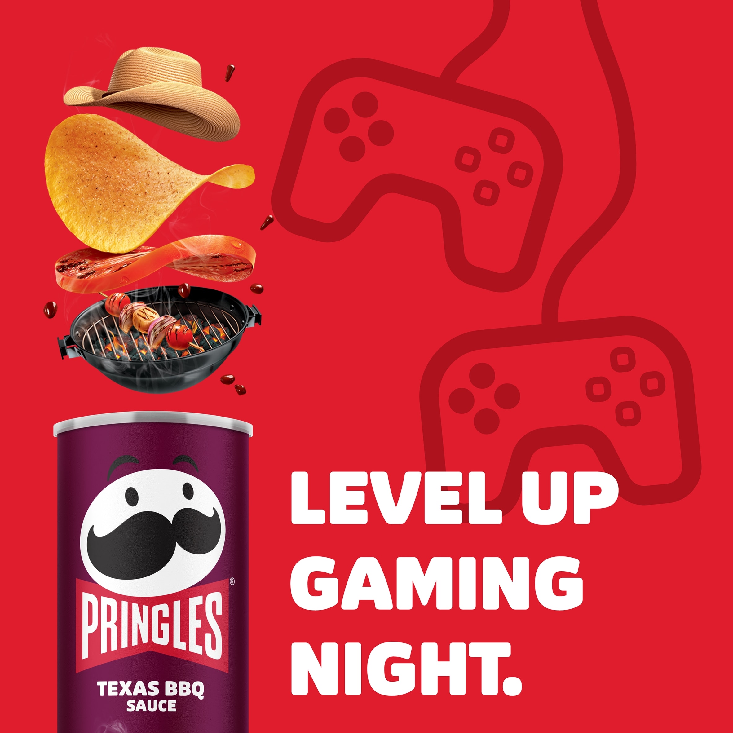 Pringles Texas BBQ Sharing Crisps 165G thumbnail 2