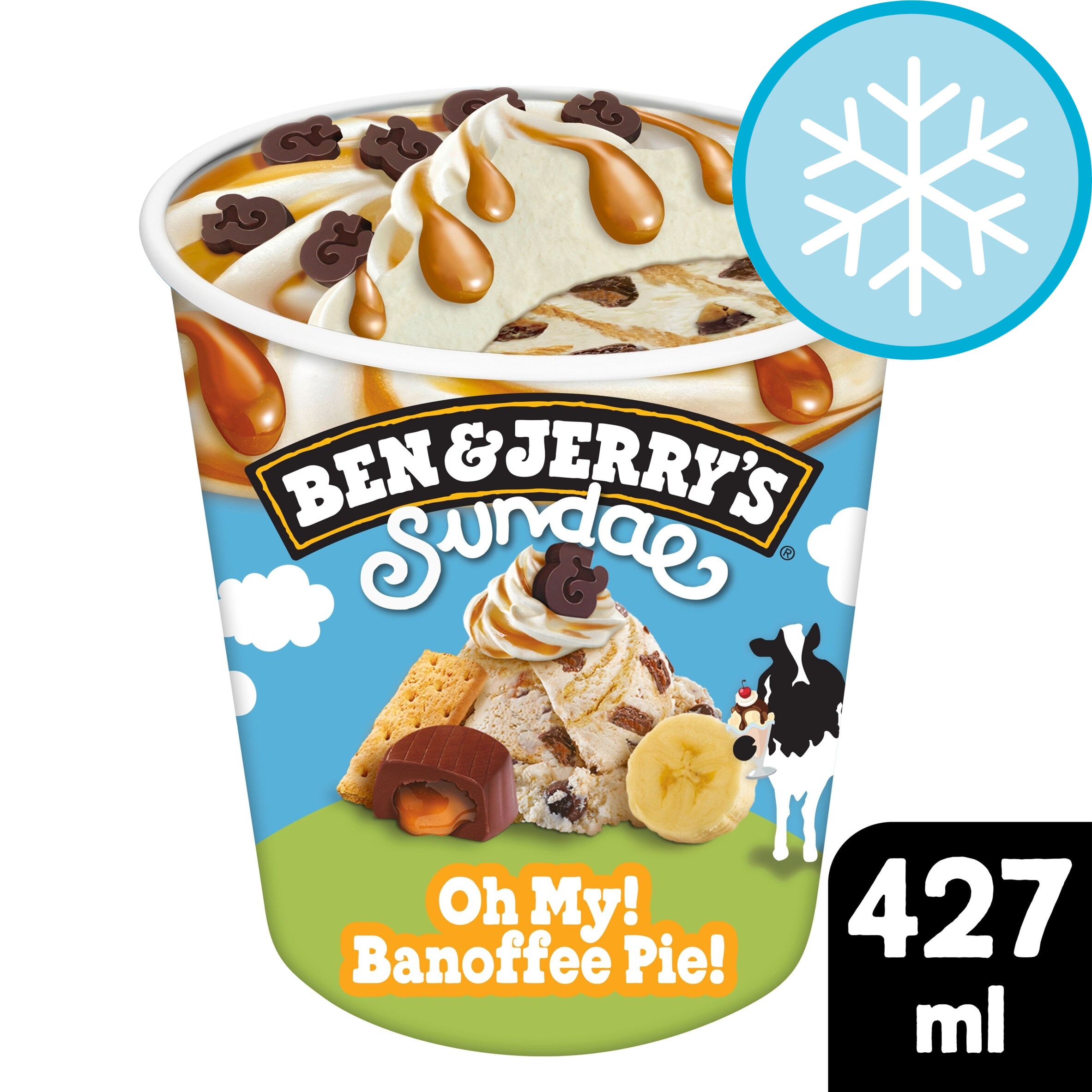 Ben & Jerry's Sundae Oh My Banoffee Pie! Ice Cream Tub