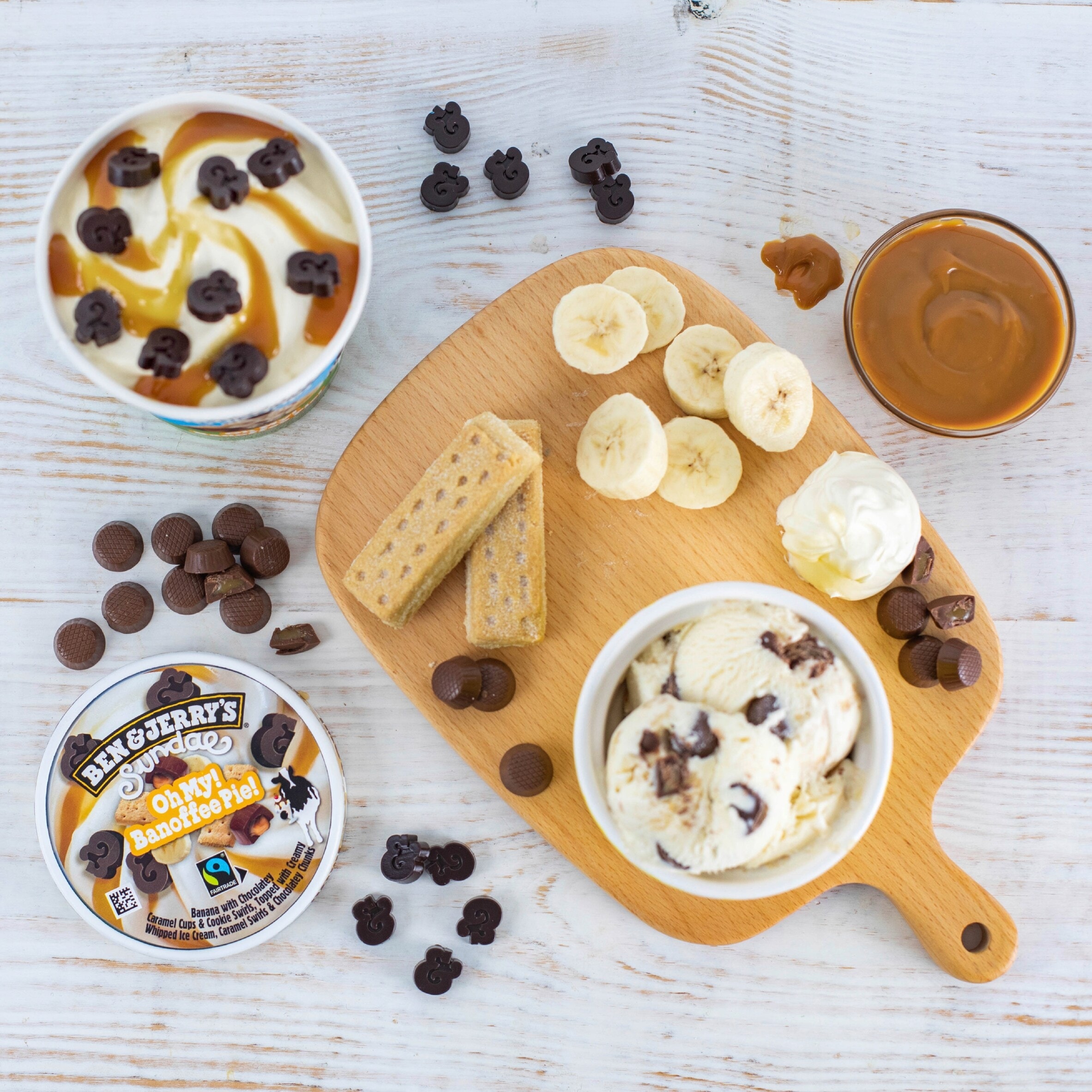 Ben & Jerry's Sundae Oh My Banoffee Pie Ice Cream Tub 427ml thumbnail 5