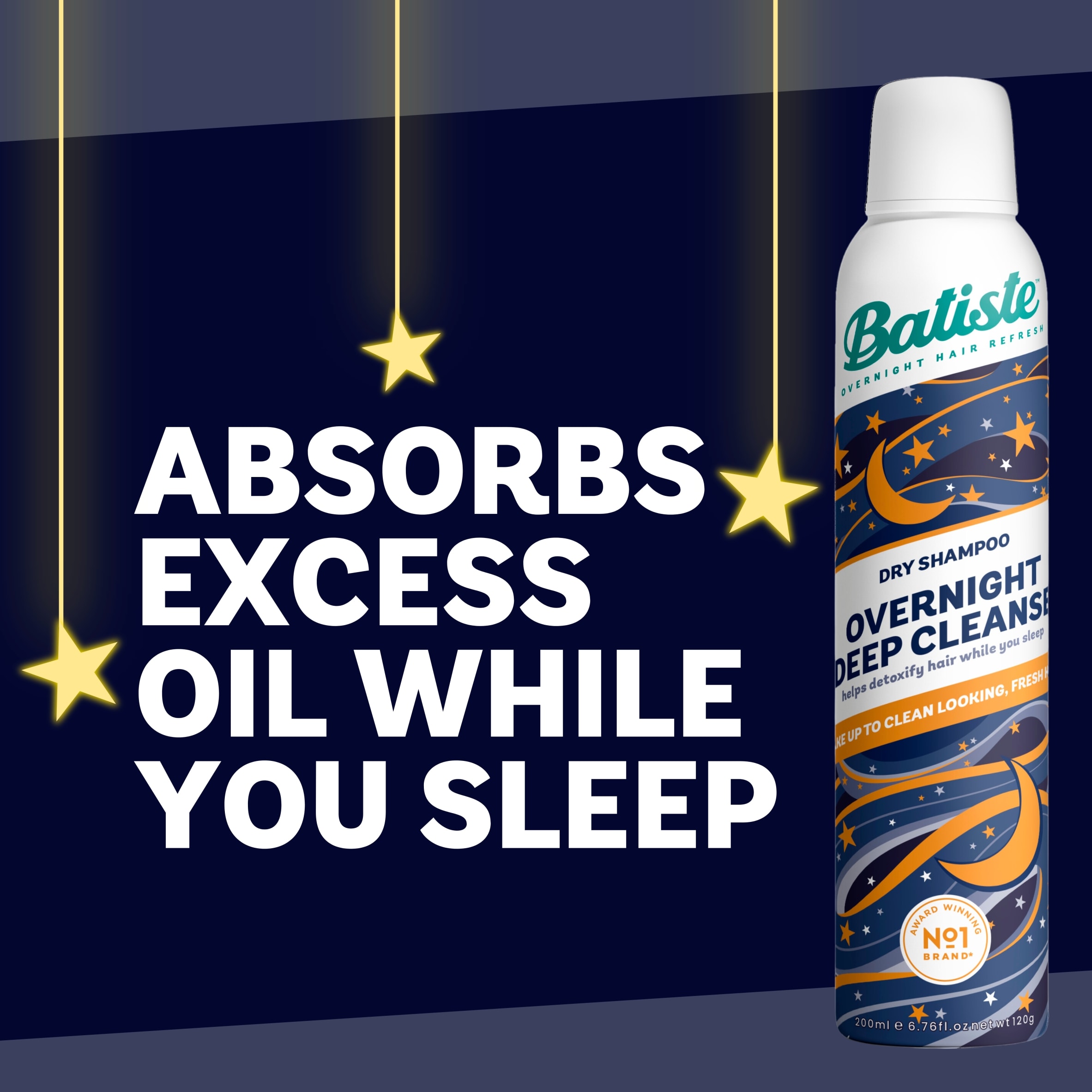 Batiste Dry Shampoo Over Night Cleanse 200Ml thumbnail 3