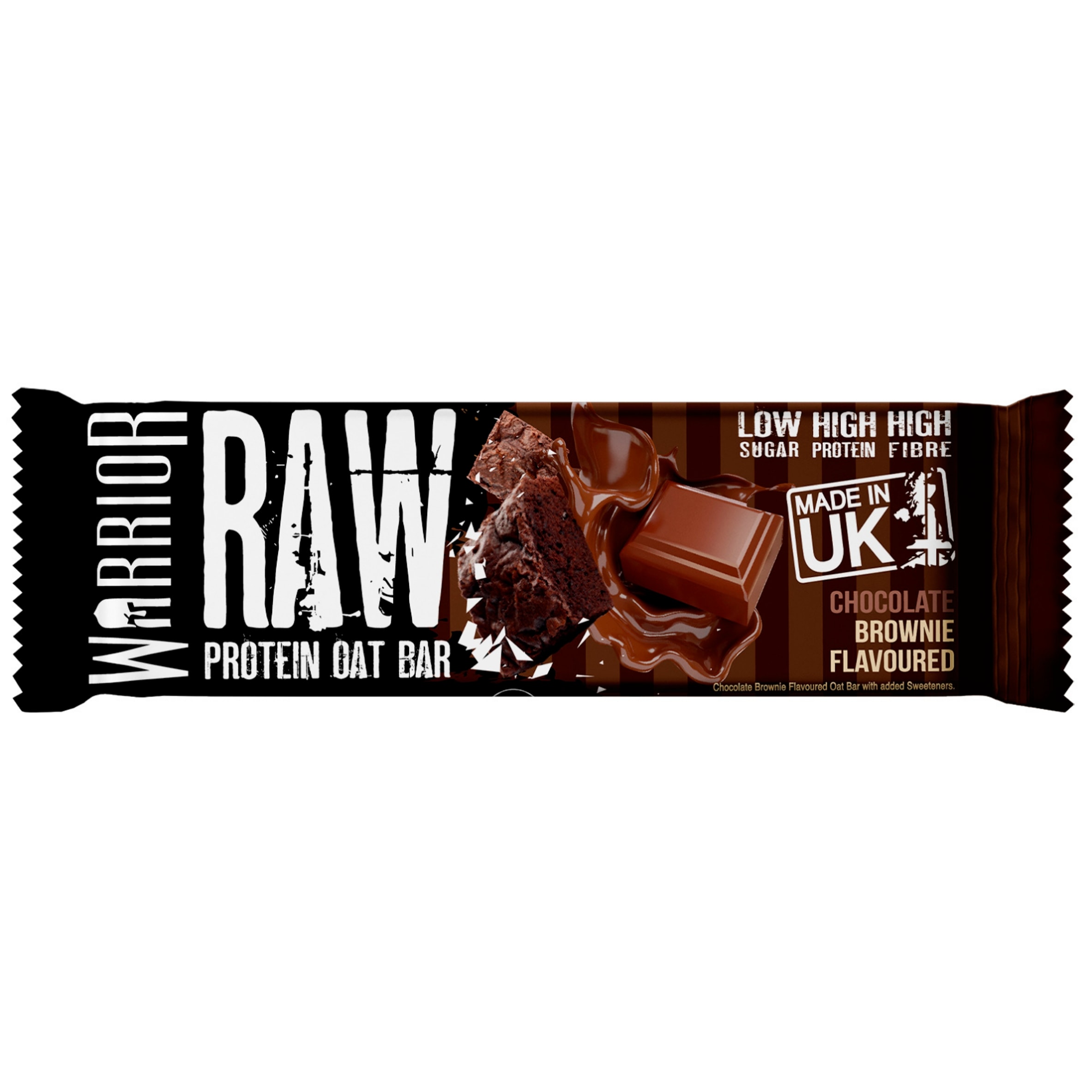 Warrior Raw Prtn Flapjack Chocolate Brownie 75G thumbnail 5
