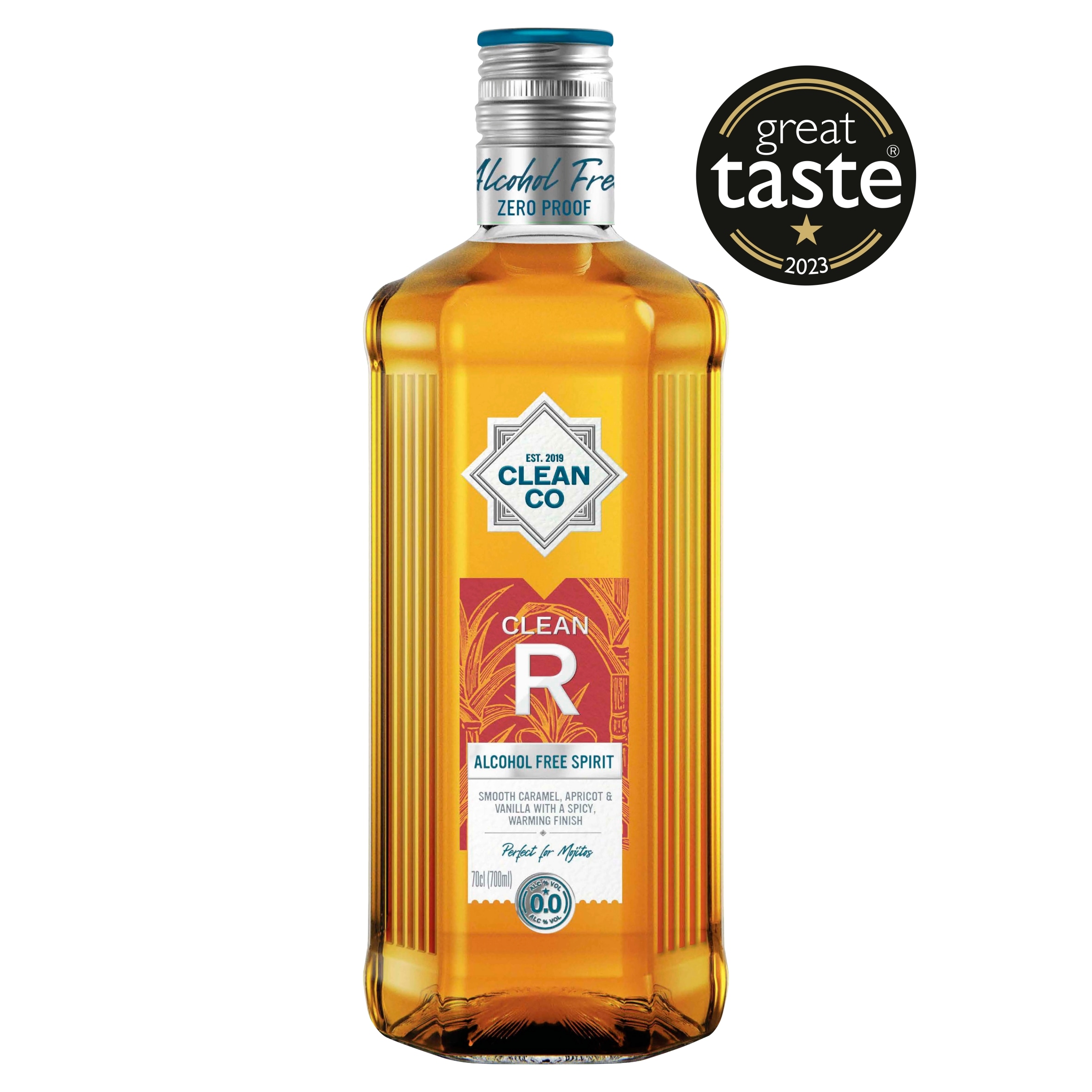 Clean Co Non-Alcoholic Golden Spiced Spirit 70cl thumbnail 2