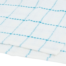 Tesco Linear Check Tea Towels 5 Pack Brights thumbnail 2