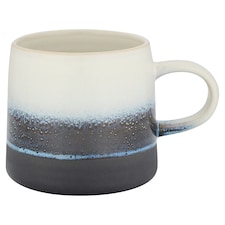 F&F Home Blue and White Stoneware Mug