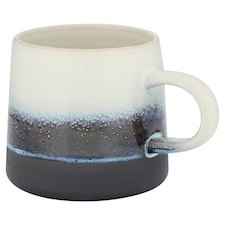 F&F Home Blue and White Stoneware Mug thumbnail 2