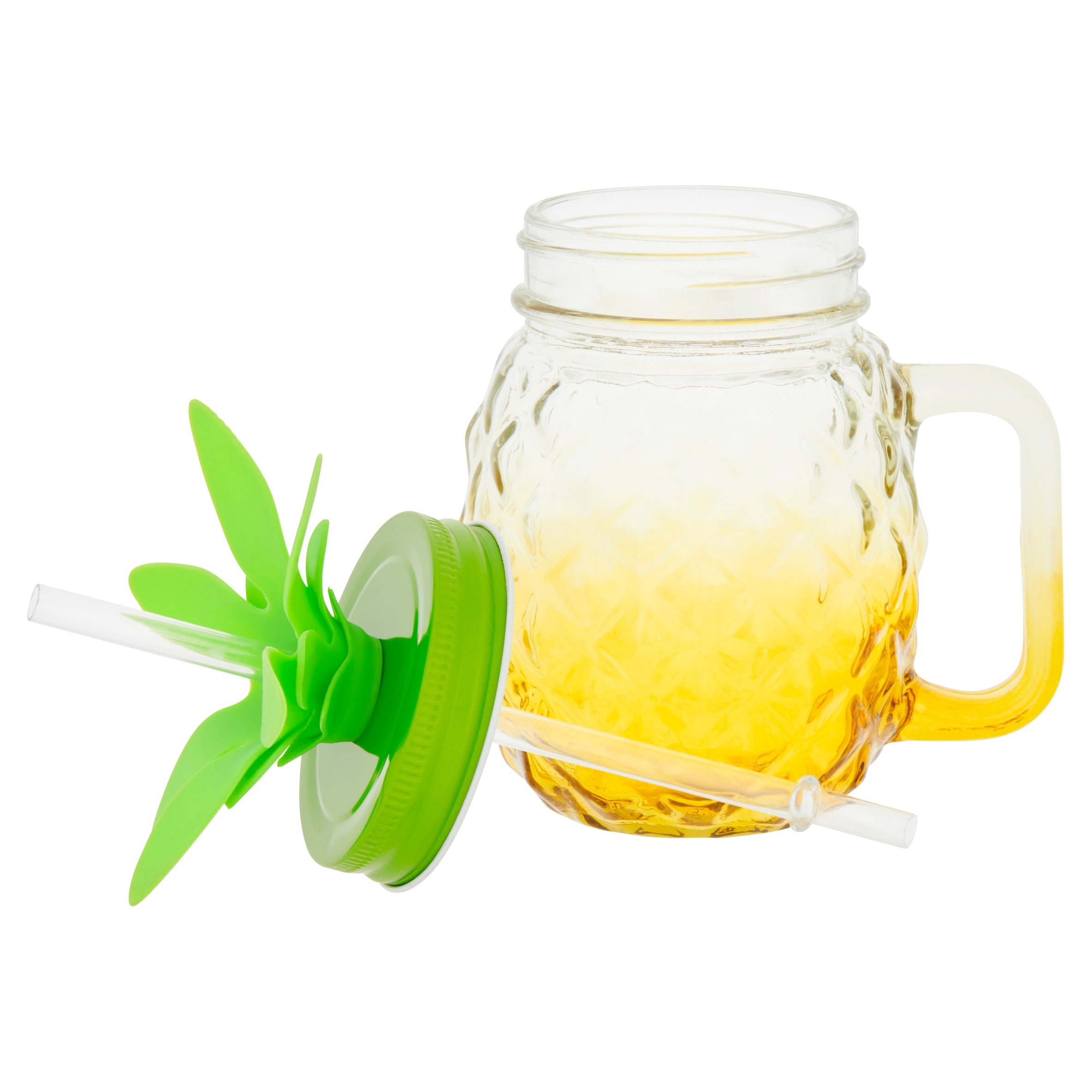 Tesco Pineapple Shaped Drinking Jar thumbnail 2