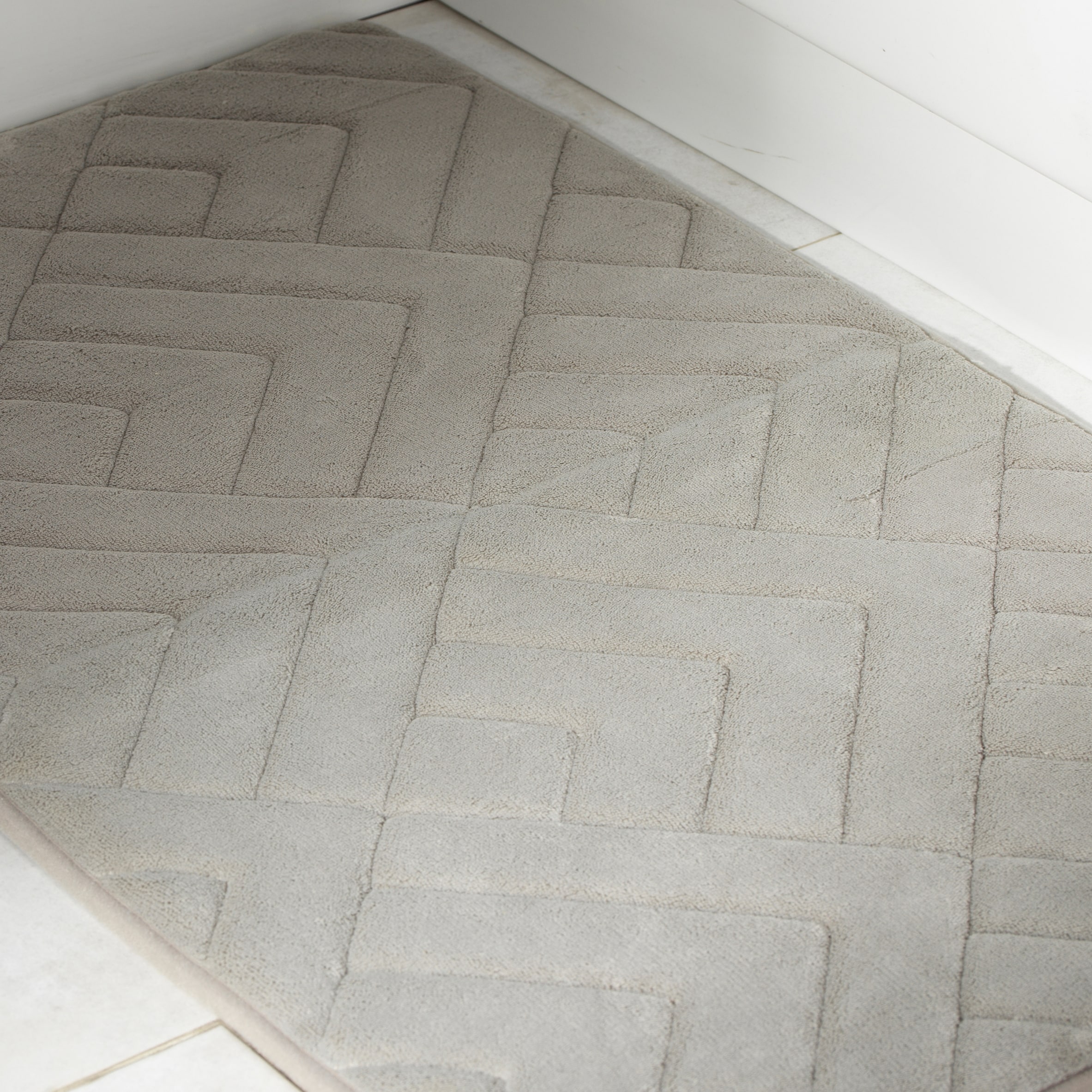 Antibacterial Memory Foam Bath Mat Grey thumbnail 4
