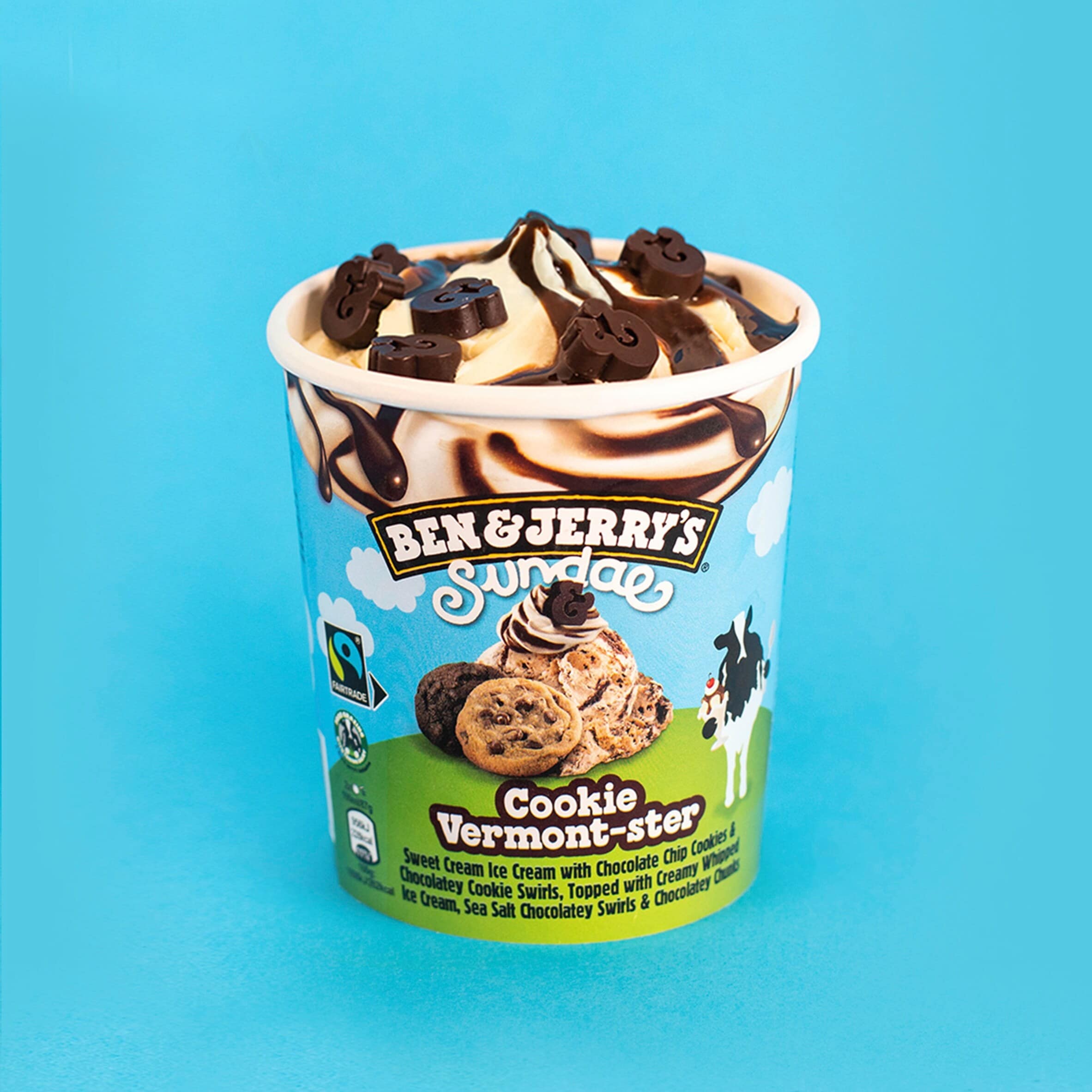 Ben & Jerry's Sundae Cookie Vermonster Ice Cream Tub 427ml thumbnail 4