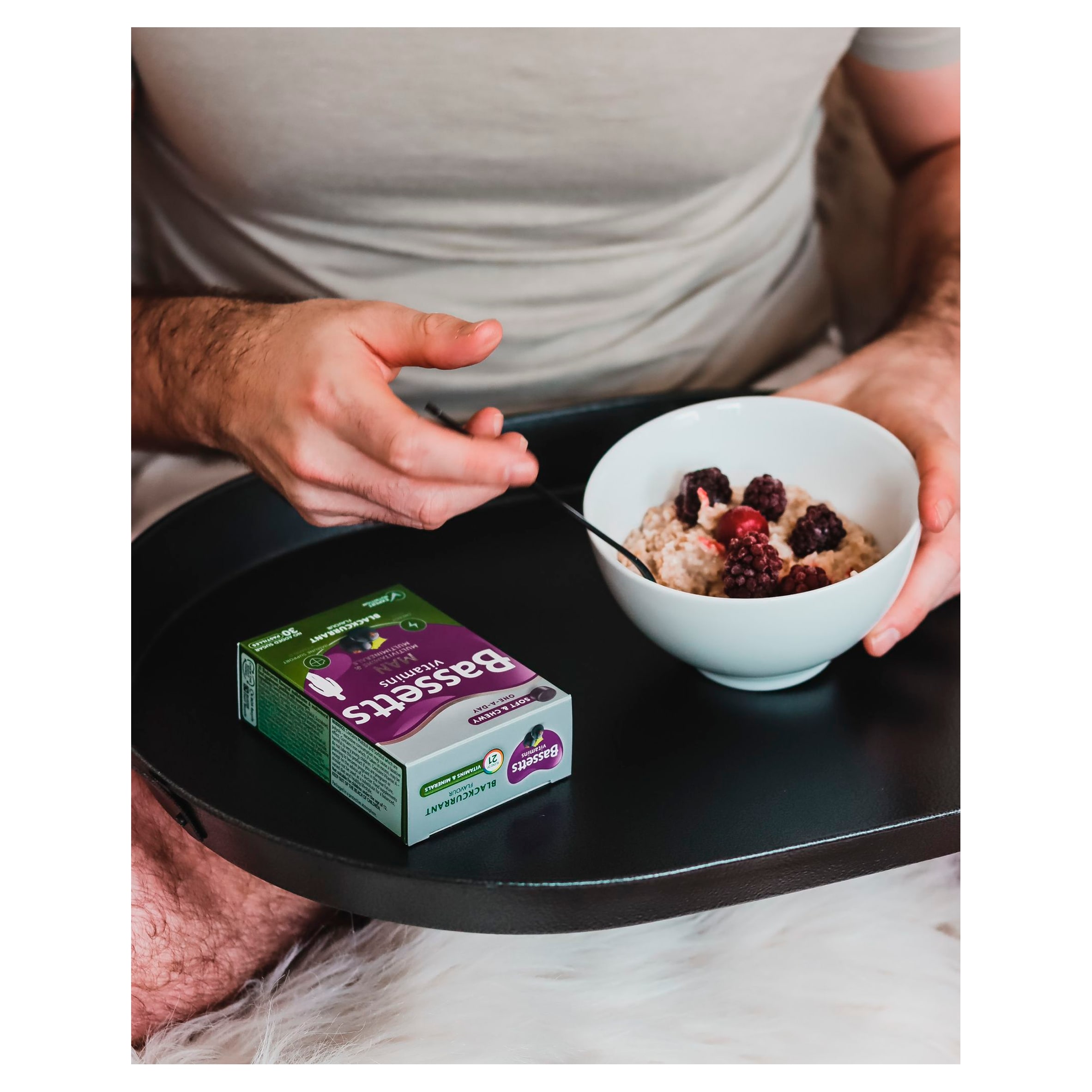Bassetts Vitamins Man Blackcurrant Multivitamin Pastilles 30s thumbnail 2