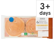 Tesco Banana Pancakes 6 pack