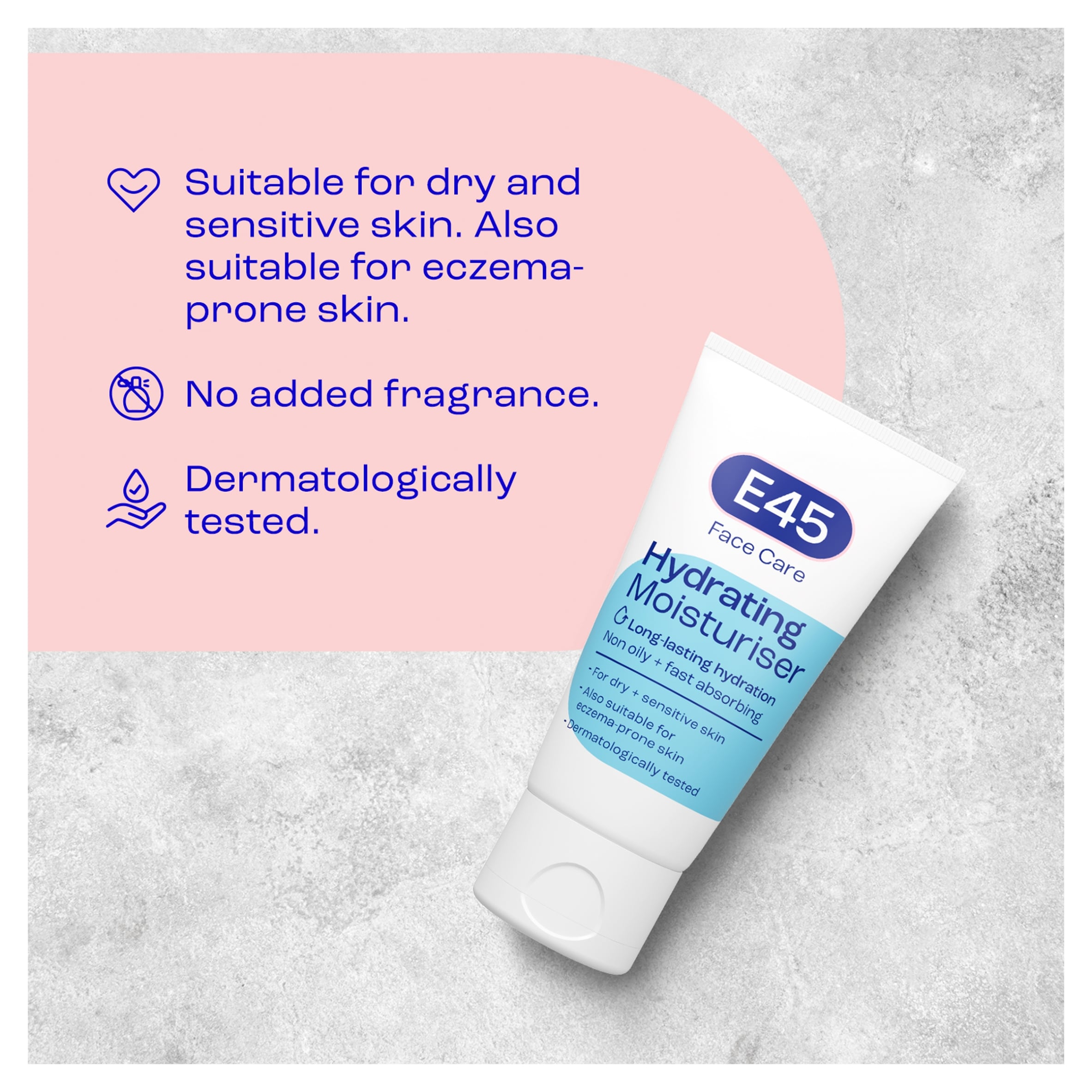 E45 Face Cream Moisturiser for Dry and Sensitive Skin 50ml thumbnail 5
