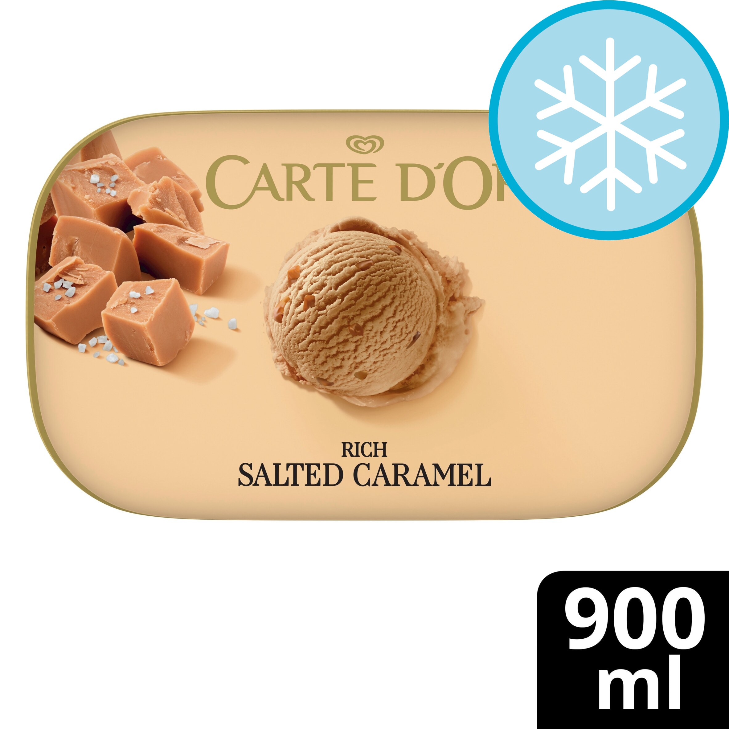 Carte D'or Rich Salted Caramel Ice Cream Dessert Tub