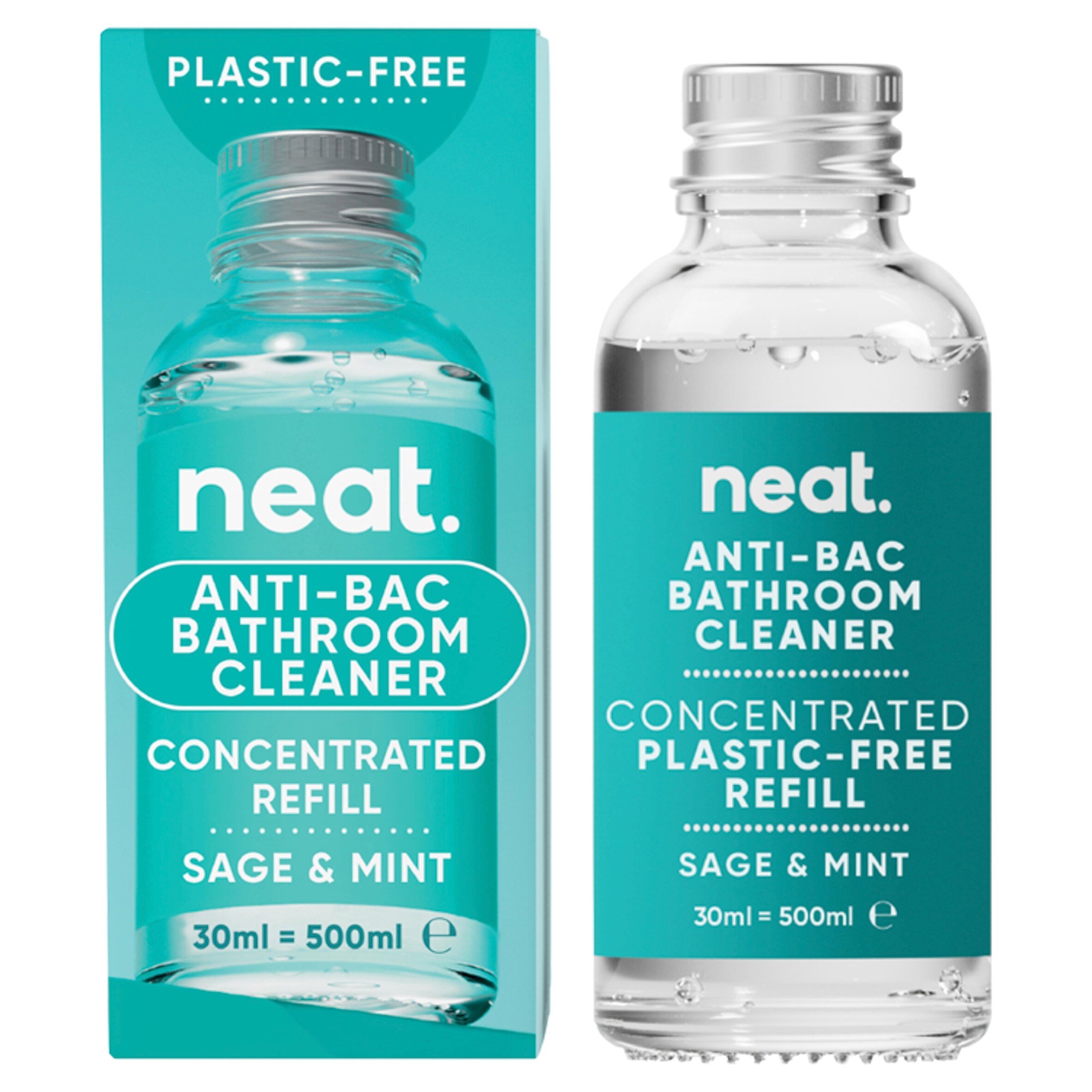 Neat Antibacterial Bathroom Cleaner Sage & Mint Refill 30Ml thumbnail 2