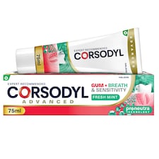 Corsodyl Gum+ Breath & Sensitivity Toothpaste 75ml
