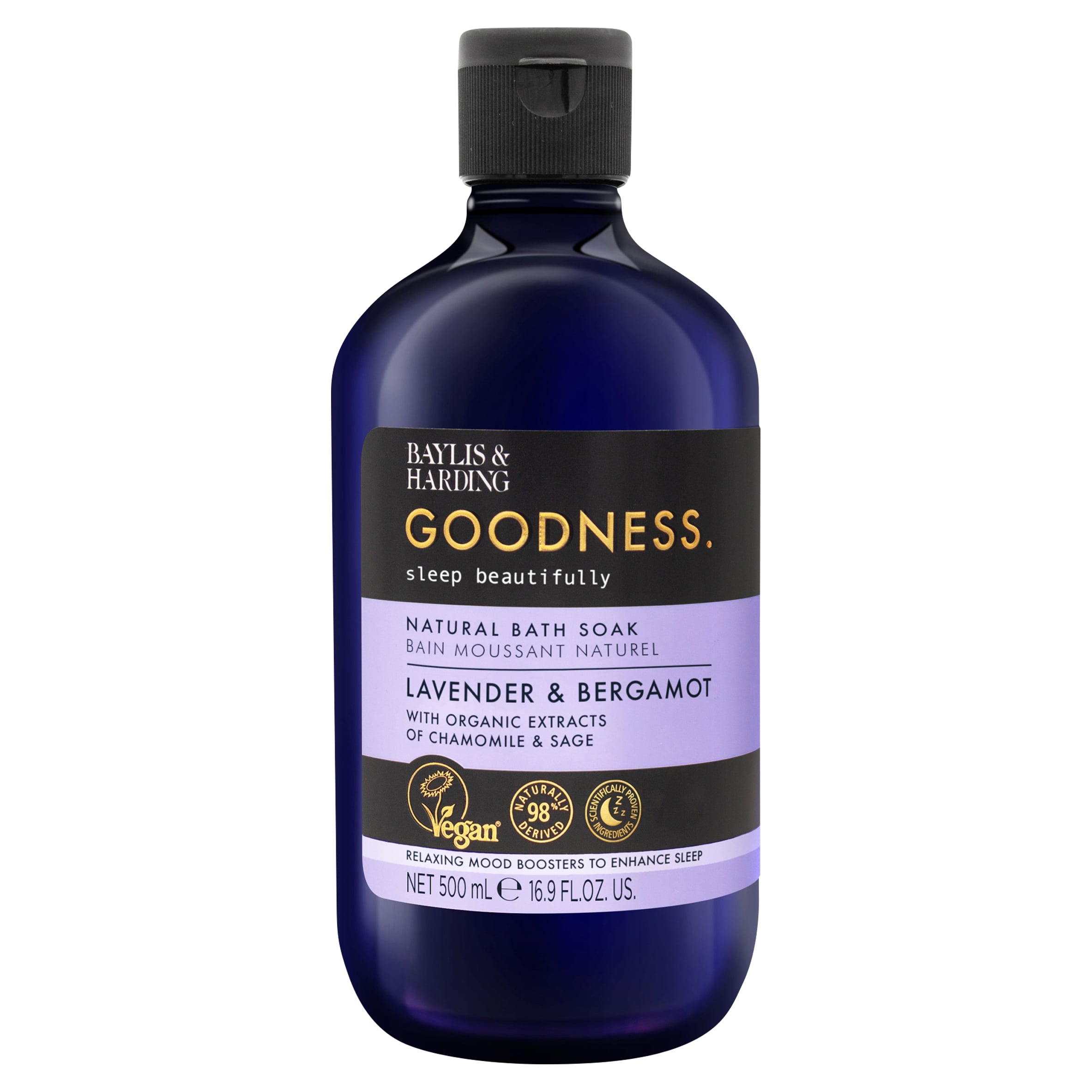 Baylis & Harding Goodness Natural Bath Soak - Lavender & Bergamot 500ml