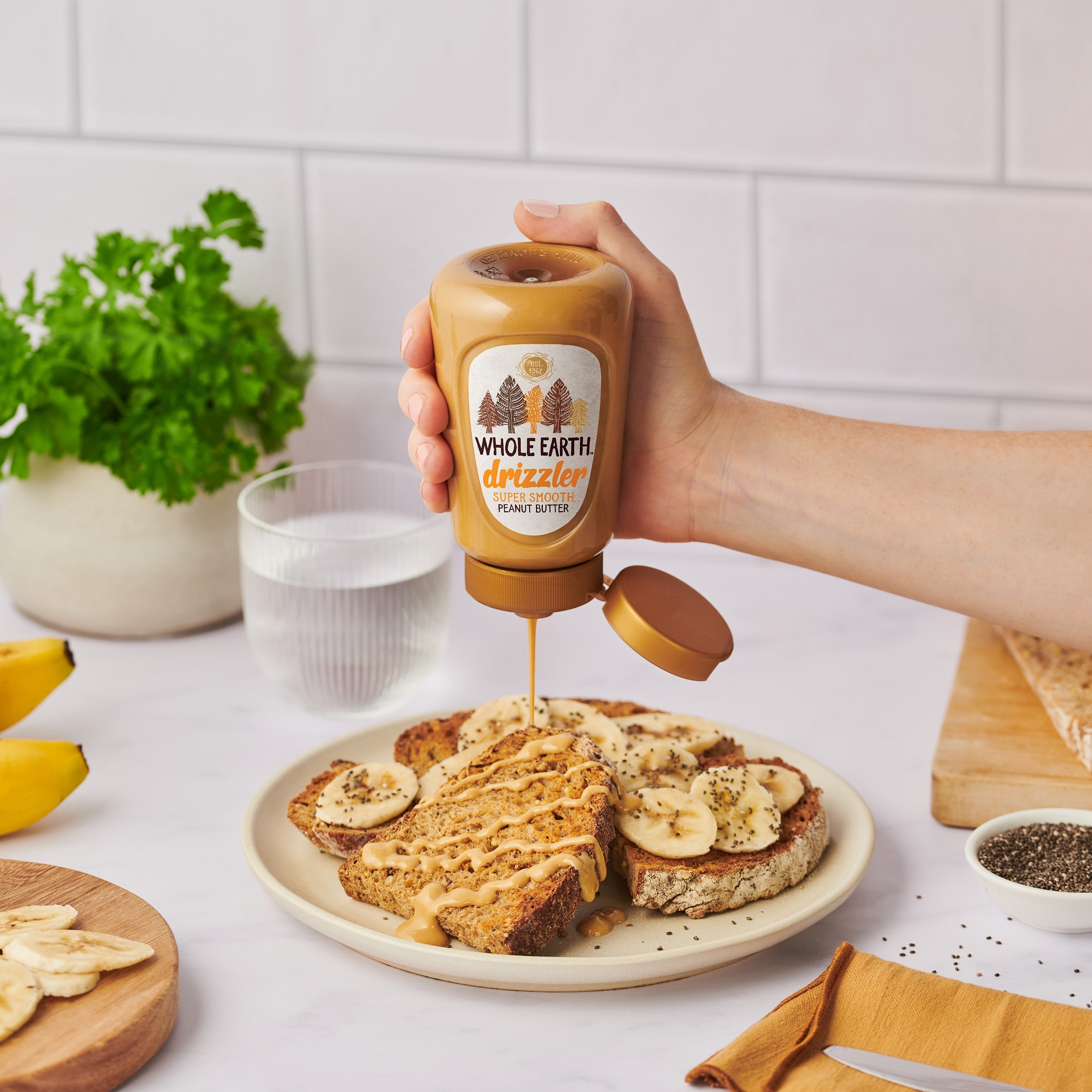 Whole Earth Drizzler Super Smooth Peanut Butter 320G thumbnail 2
