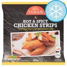Jahan Frozen Hot & Spicy Chicken Strips 500G