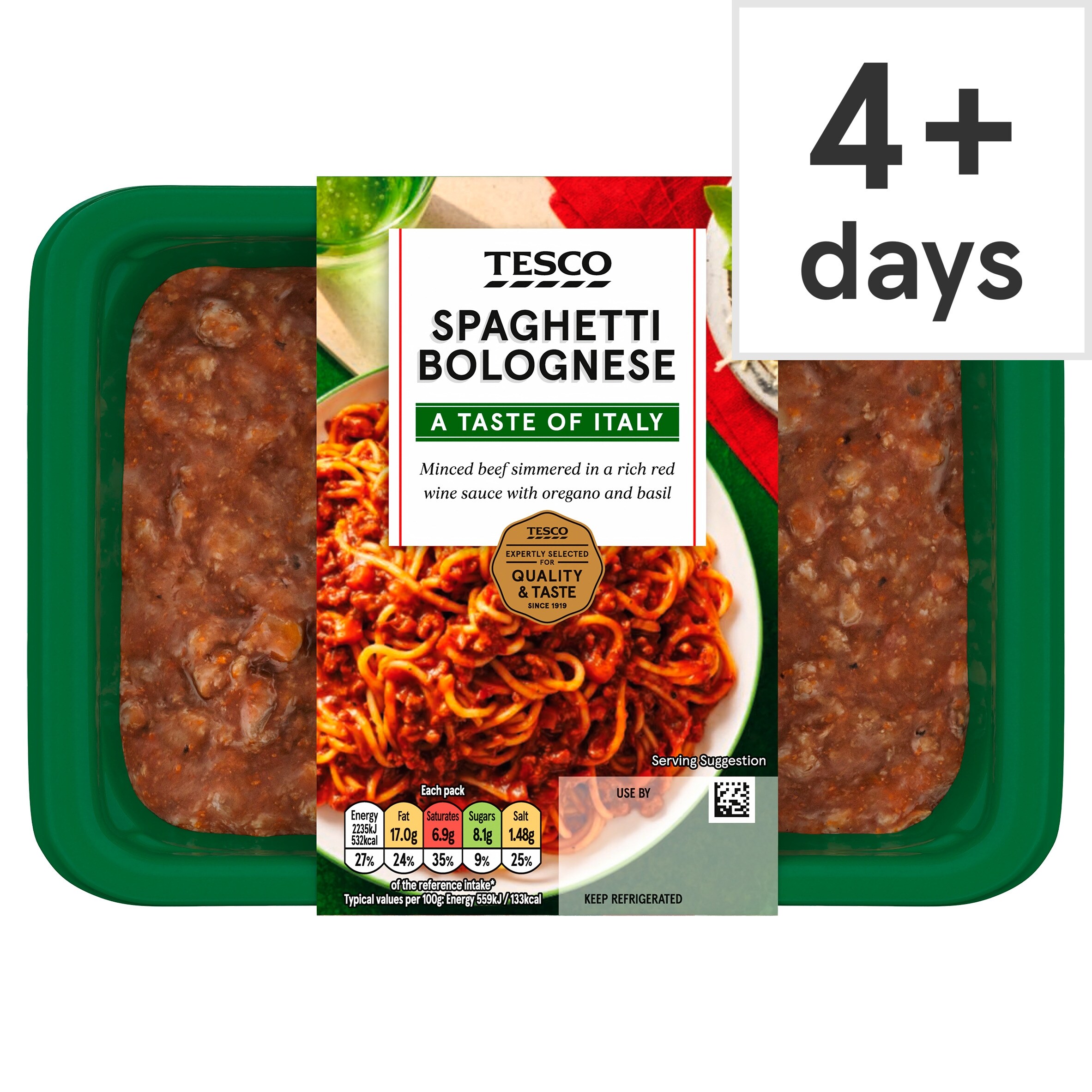 Tesco Spaghetti Bolognese 400G
