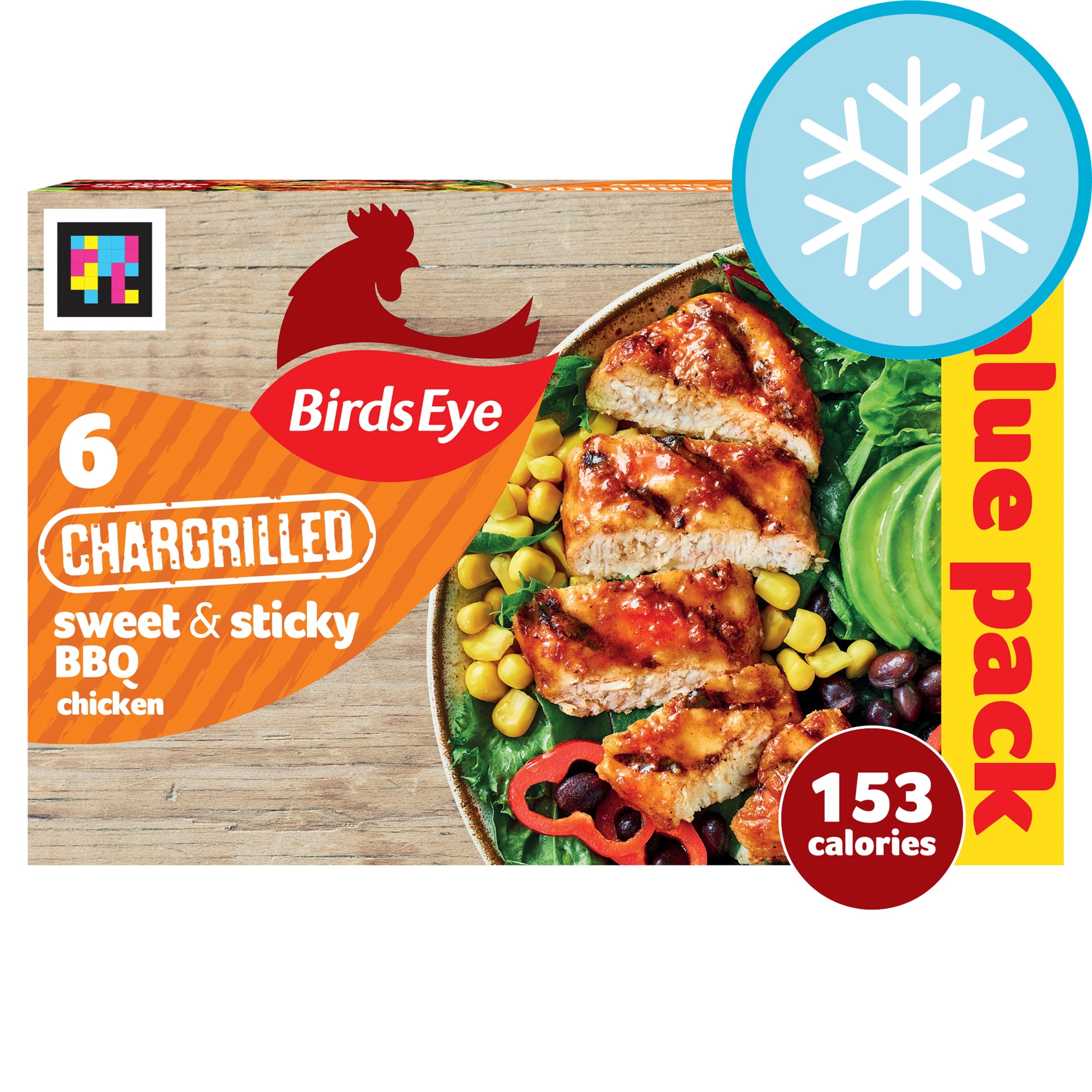Birds Eye 6 Sweet & Sticky BBQ Chicken Chargrills