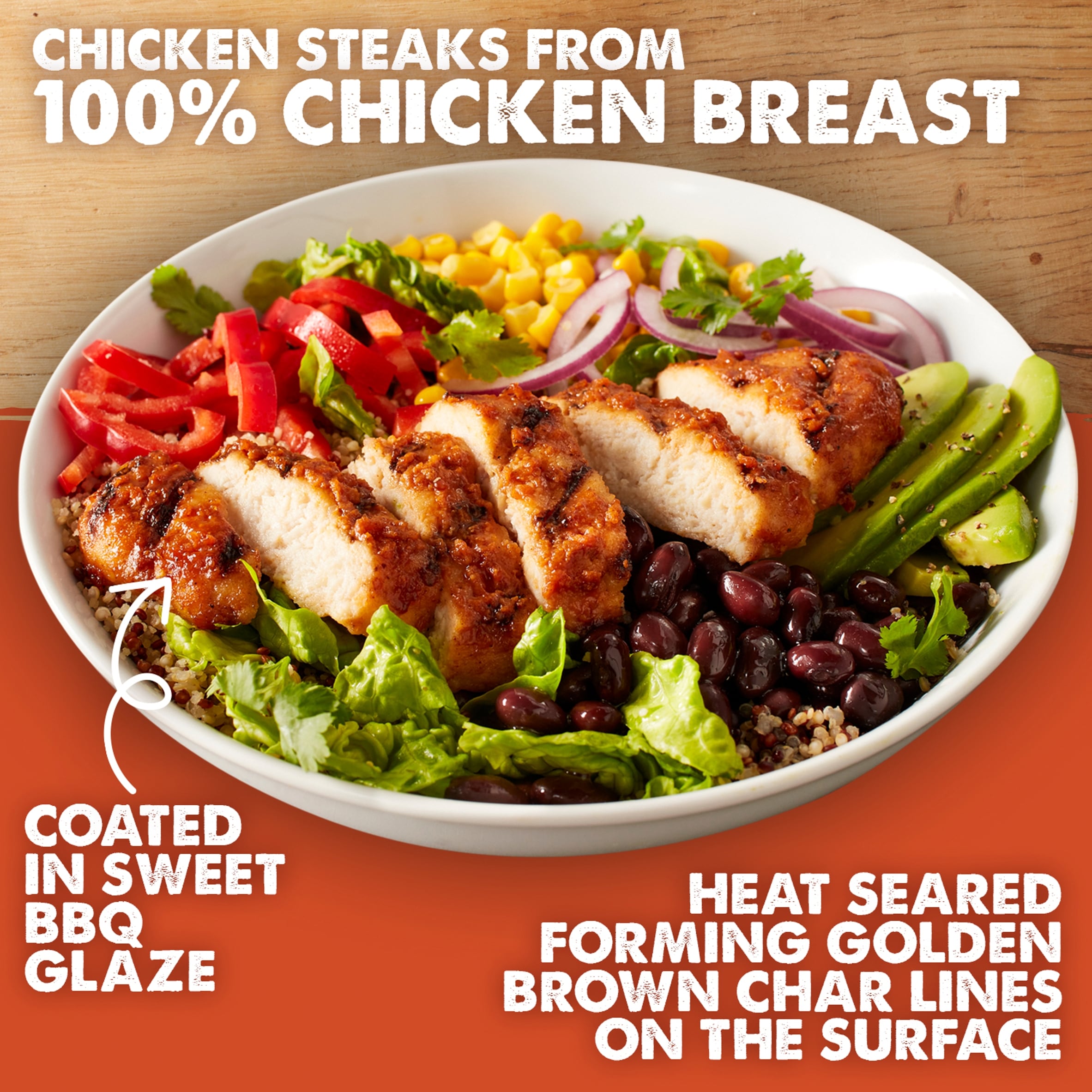 Birds Eye 6 Sweet & Sticky Bbq Chicken Chargrills 522G thumbnail 3