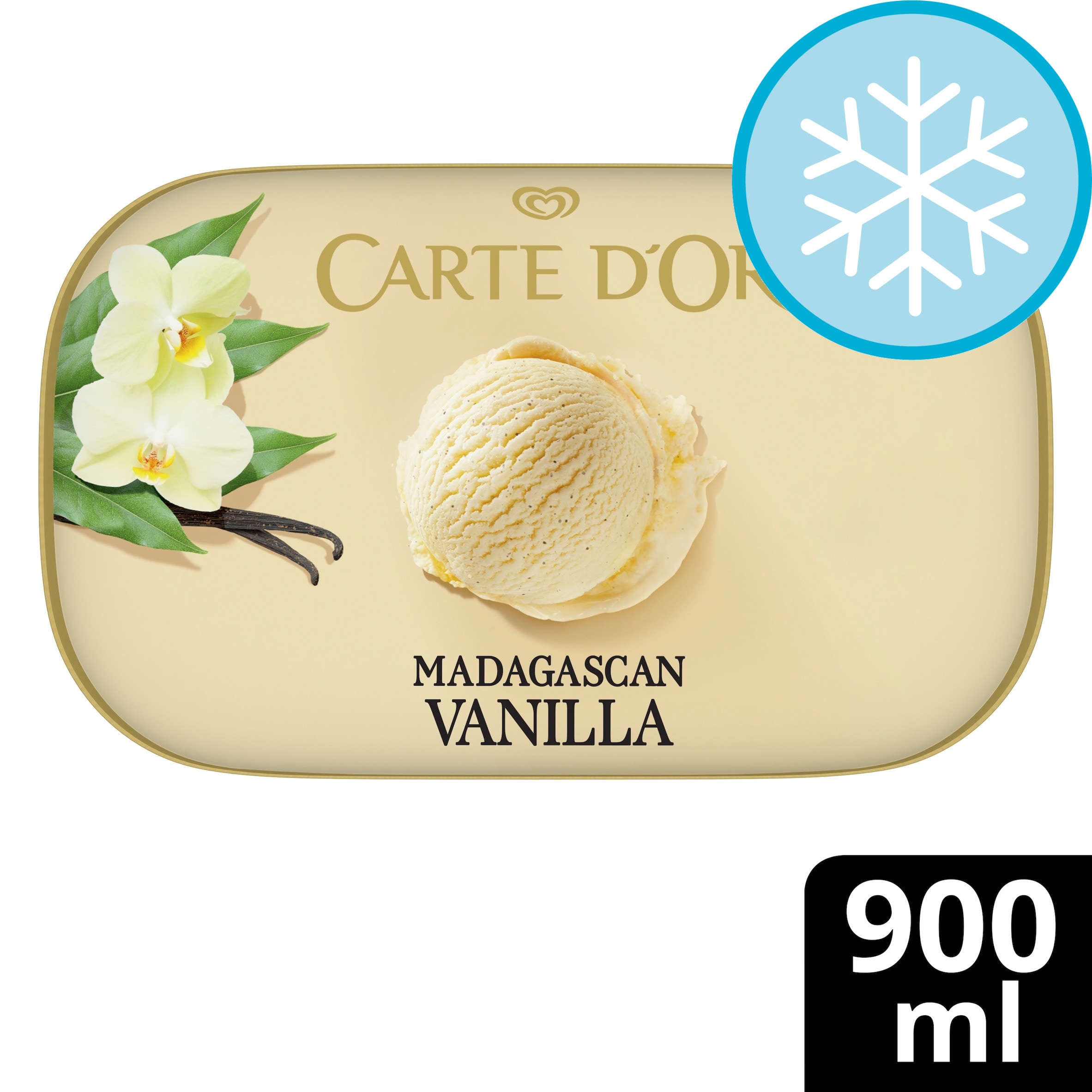 Carte D'or Madagascan Vanilla Ice Cream Dessert Tub