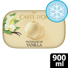 Carte D'or Madagascan Vanilla Ice Cream Tub 900ml