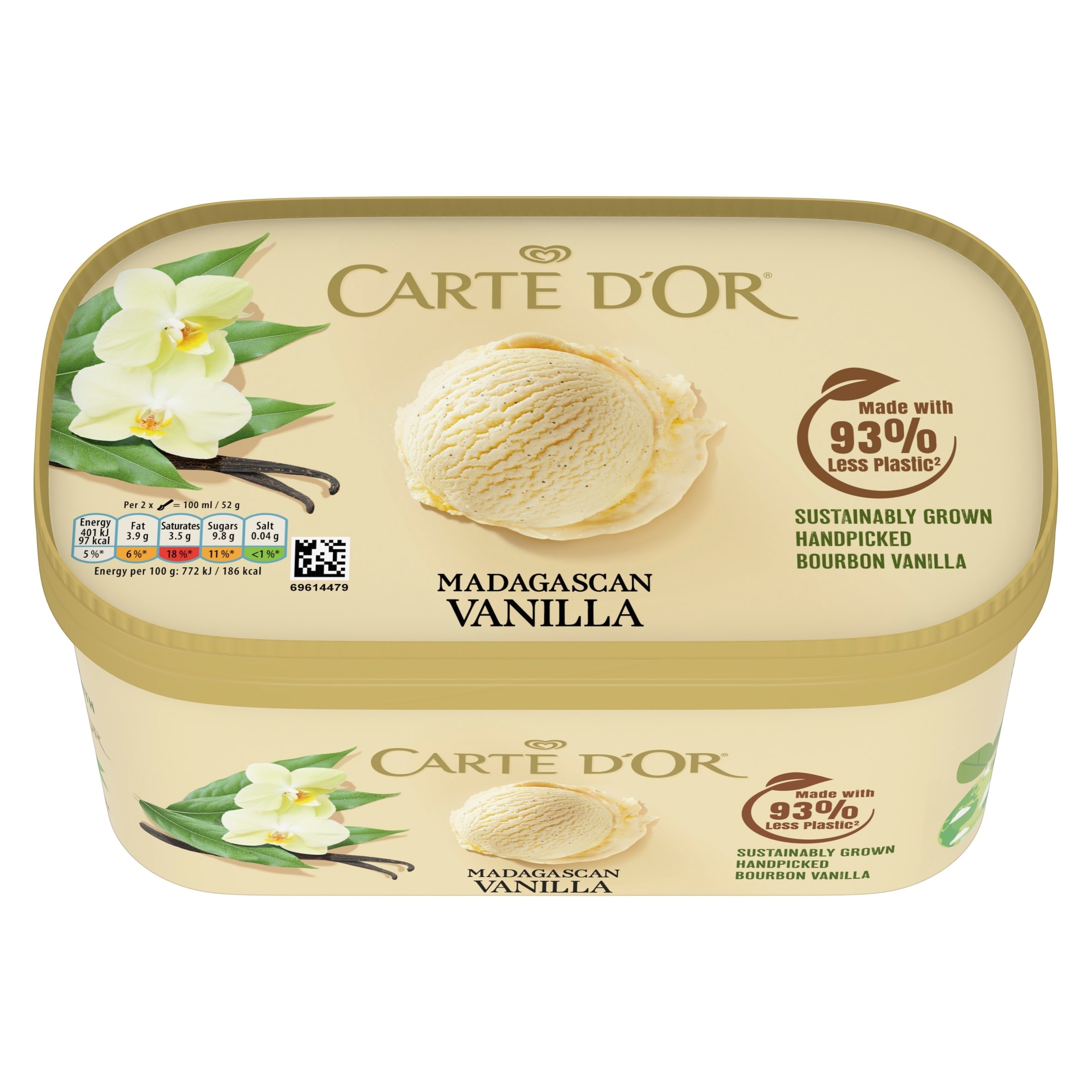 Carte D'or Madagascan Vanilla Ice Cream Tub 900ml thumbnail 4