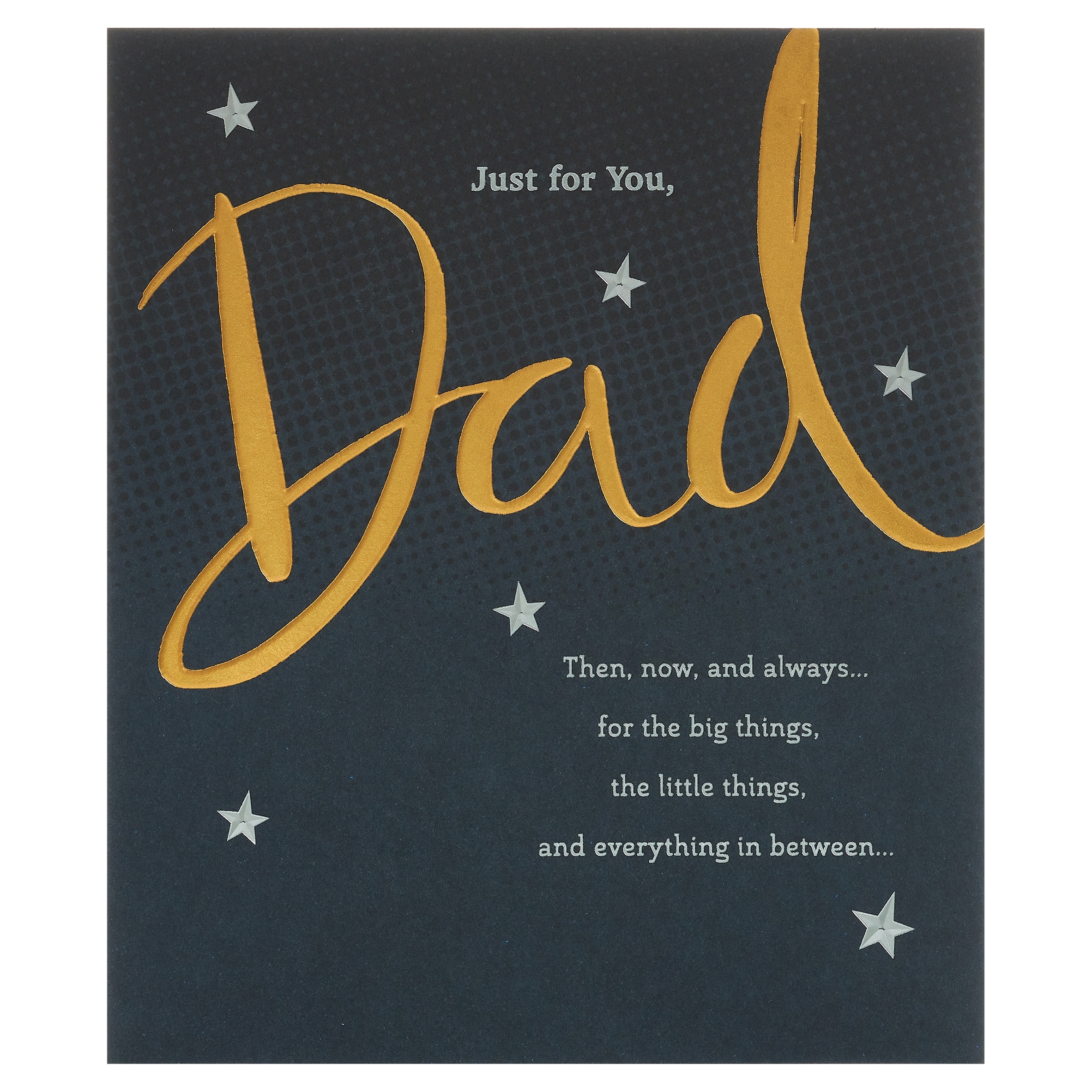 Carlton Birthday Card Just For You, Dad