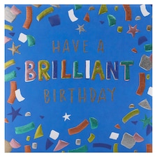 Kindred Birthday Card Have A Brilliant Birthday