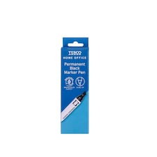 Tesco Chisel Tip Marker Black