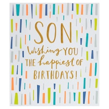 Carlton Birthday Card Son
