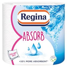 Regina Absorb Kitchen Roll 150 Supersized Sheets 2 Roll