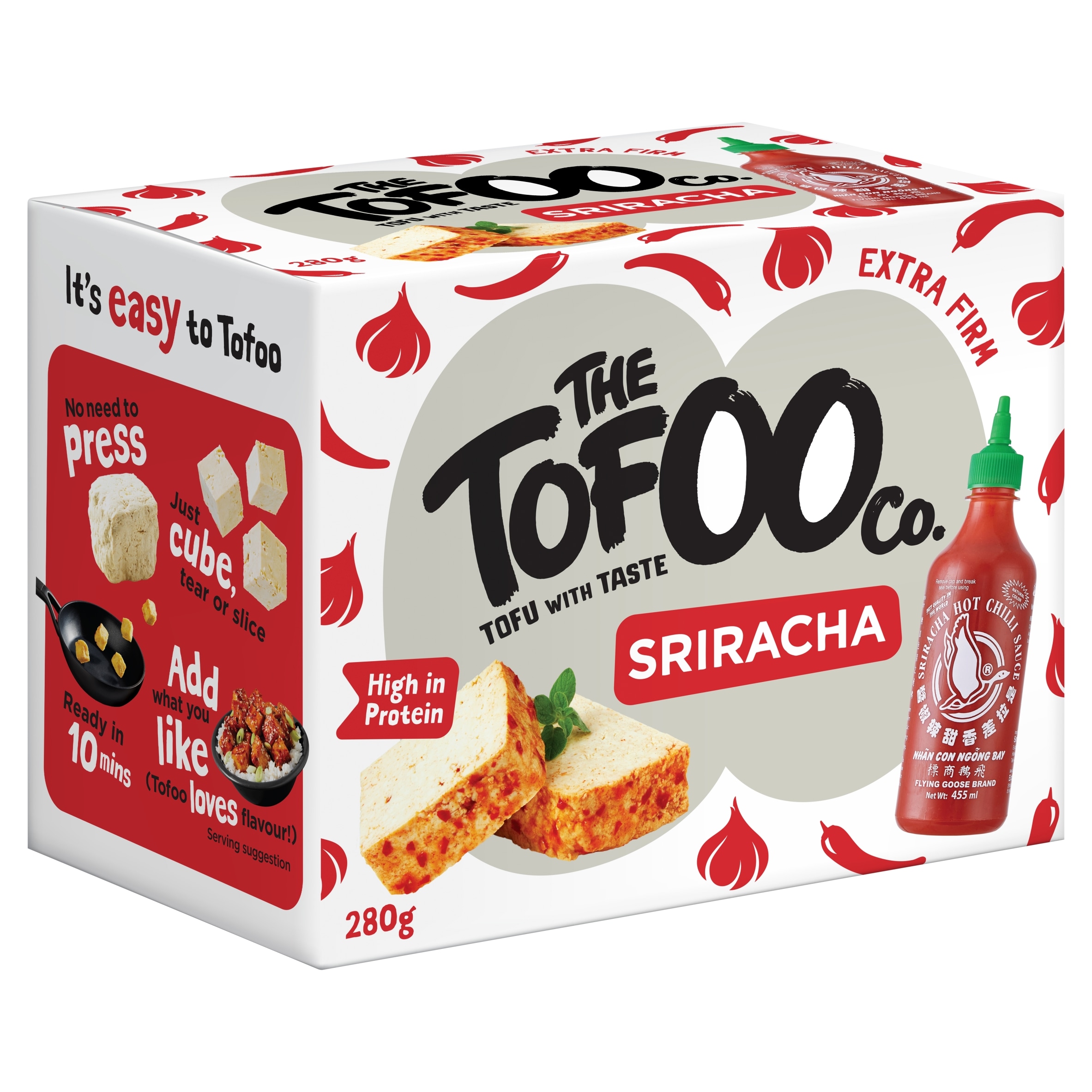 The Tofoo Co. Sriracha Tofu 280G