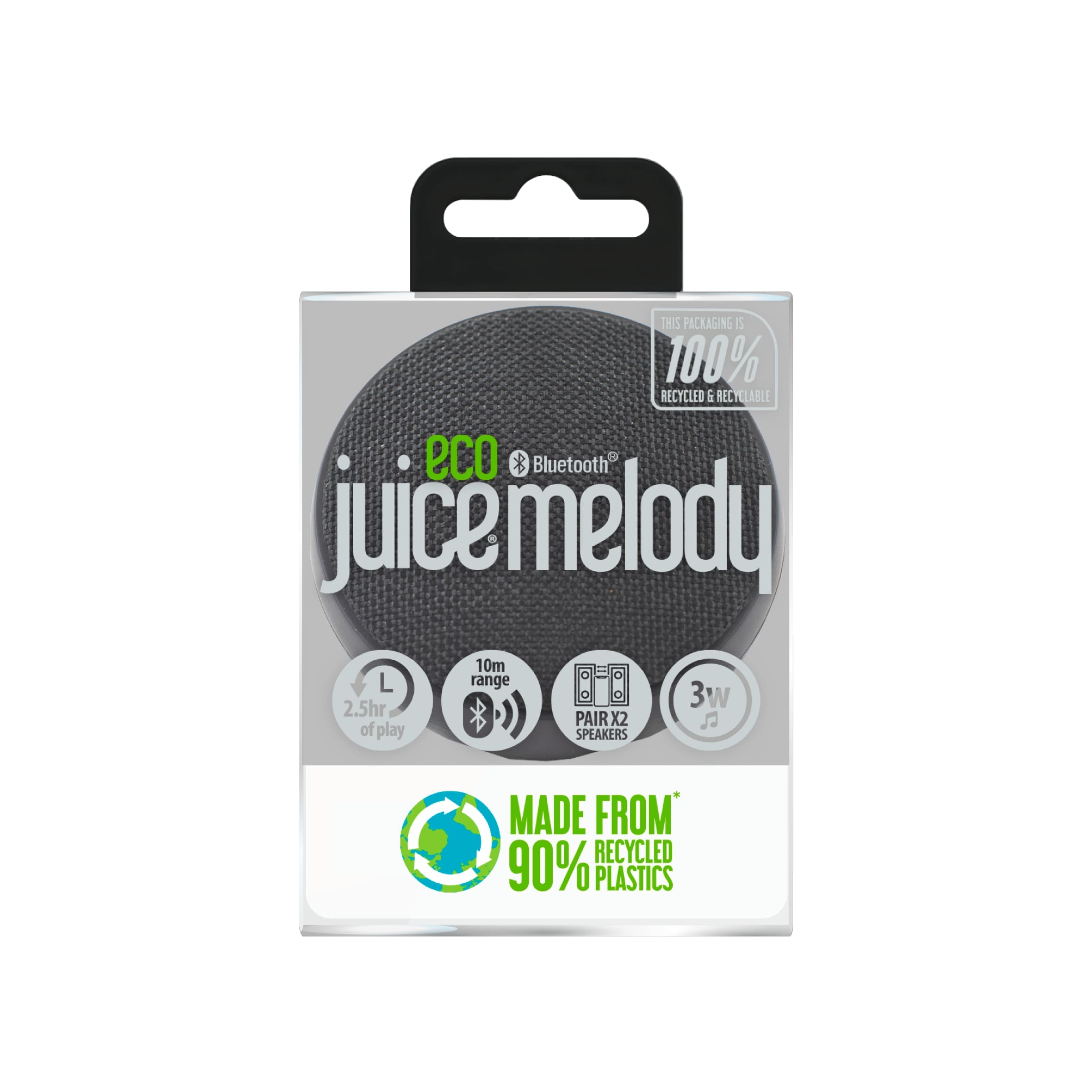 Juice Melody Eco Bluetooth Speaker Black