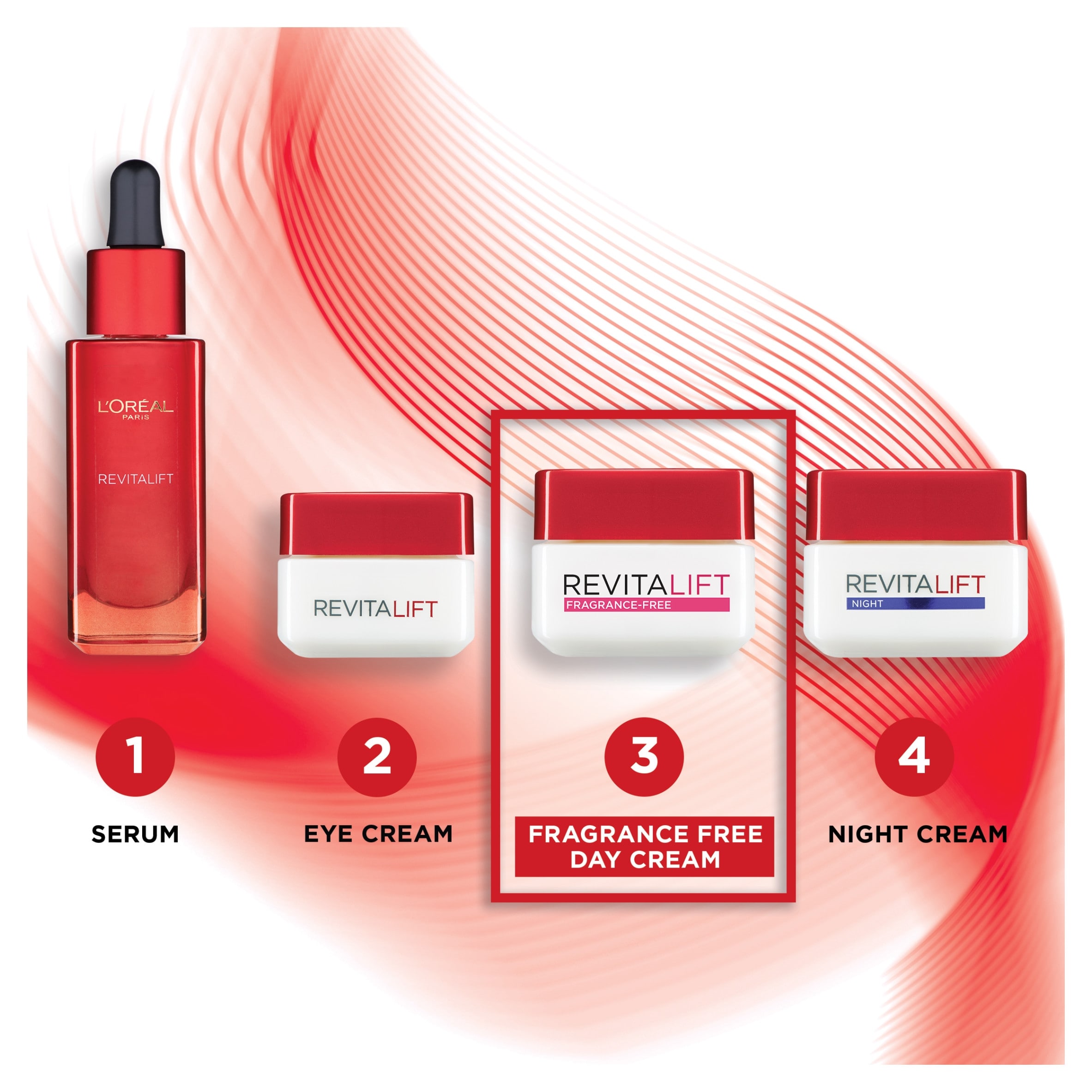 L'Oreal Paris Revitalift Fragrance Free Hydrating Cream 50Ml thumbnail 4