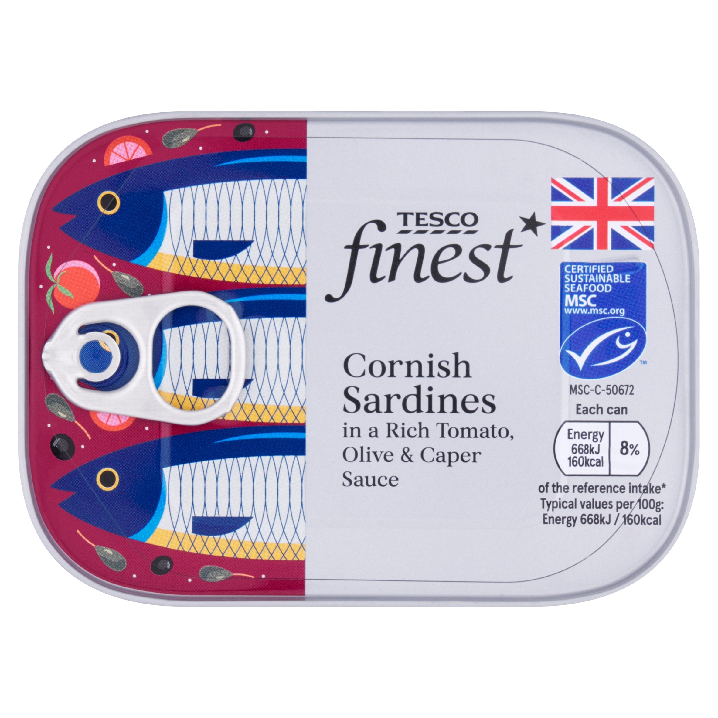 Tesco Finest Cornish Sardines 100g