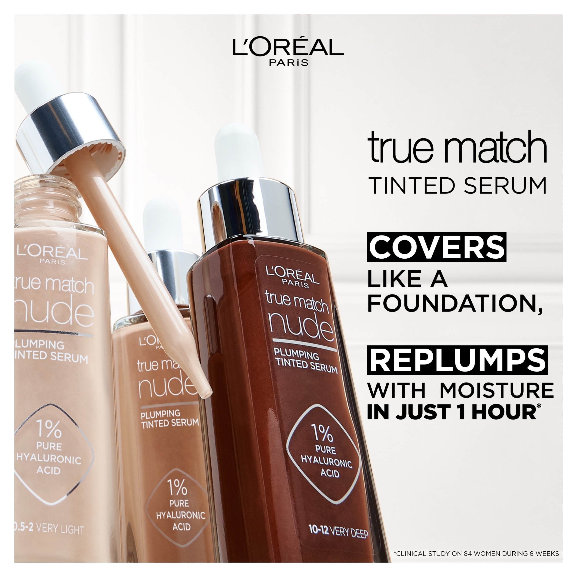 L'oreal Paris True Match Serum Tan Deep 7-8 30Ml thumbnail 2