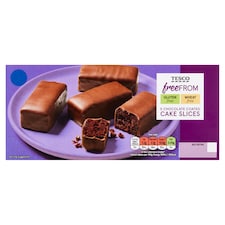 Tesco Free From Chocolate Coated Cake Slices 5 Pack