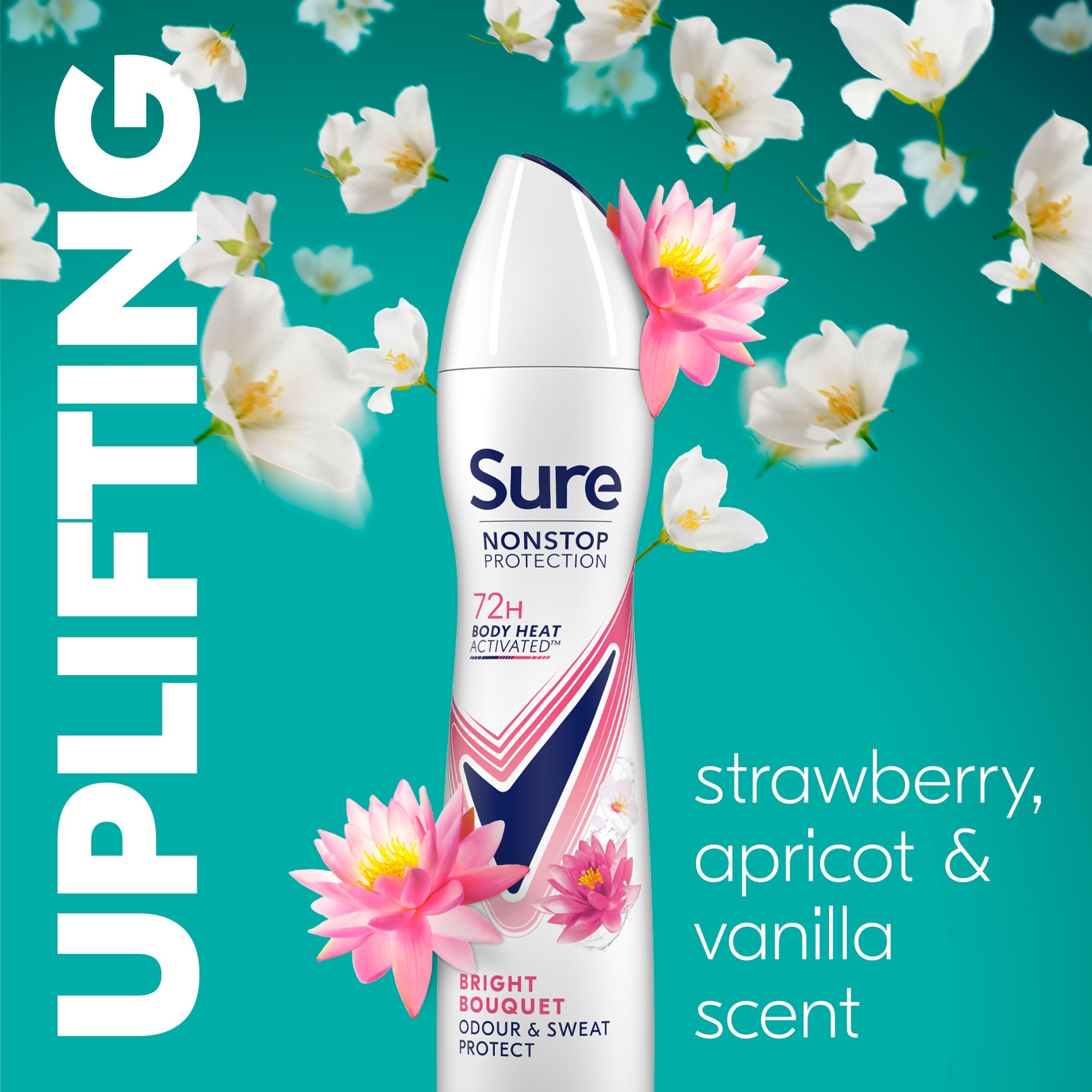 Sure Women Bright Bouquet 72h Nonstop Protection Antiperspirant Deodorant 250ml thumbnail 3