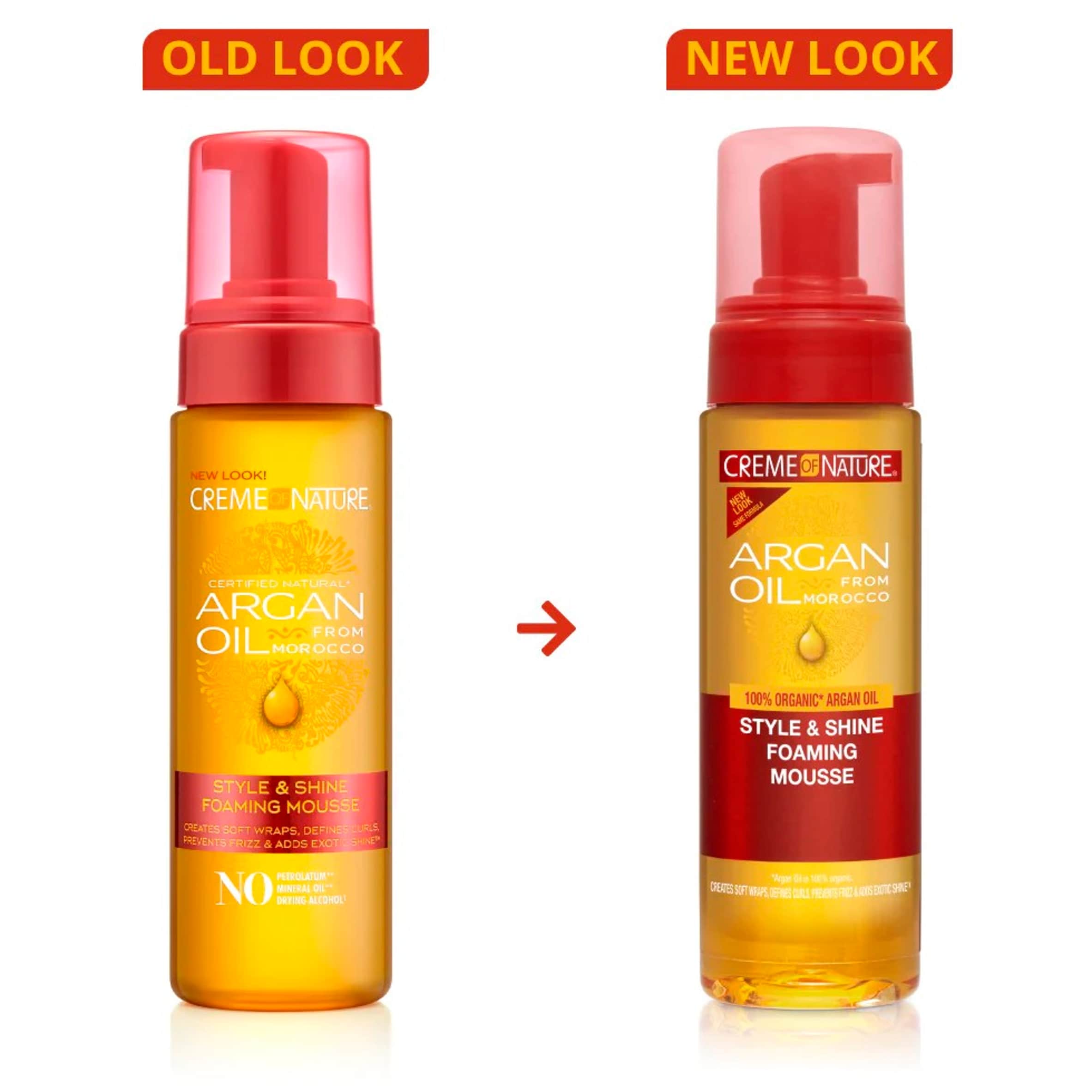 Creme Of Nature Argan Oil Foaming Mousse 207Ml thumbnail 2