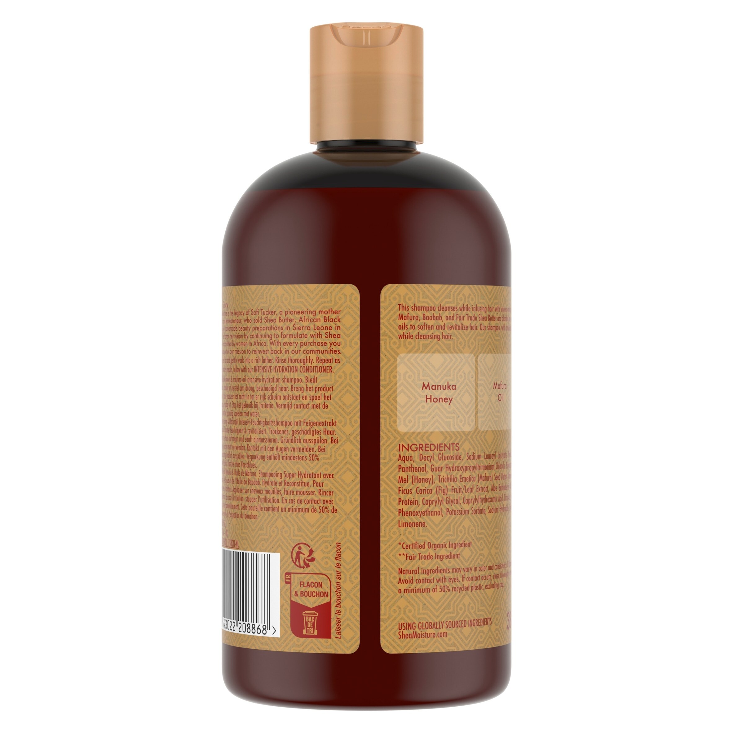 Shea Moisture Manuka Honey & Mafura Oil Shampoo 384ML thumbnail 2