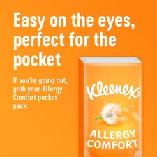 Kleenex Allergy Comfort Tissues Pocket Pack x6 9 Sheets thumbnail 4