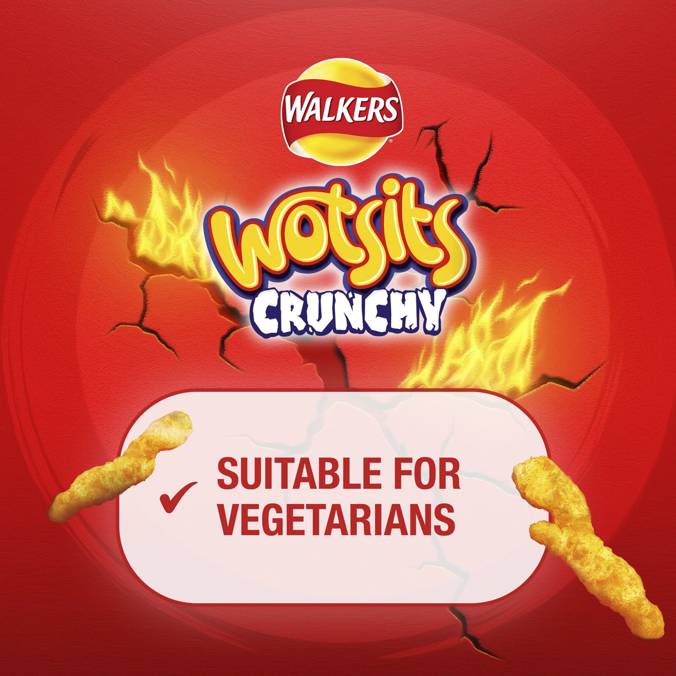 Walkers Wotsits Crunchy Snacks Sweet & Spicy Sharing Crisps 140g thumbnail 2