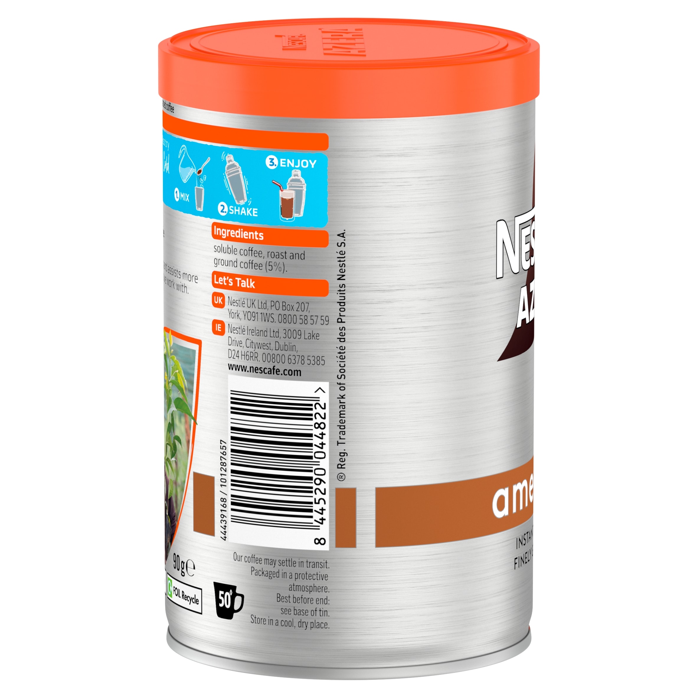 Nescafe Azera Americano Instant Coffee 90g thumbnail 3