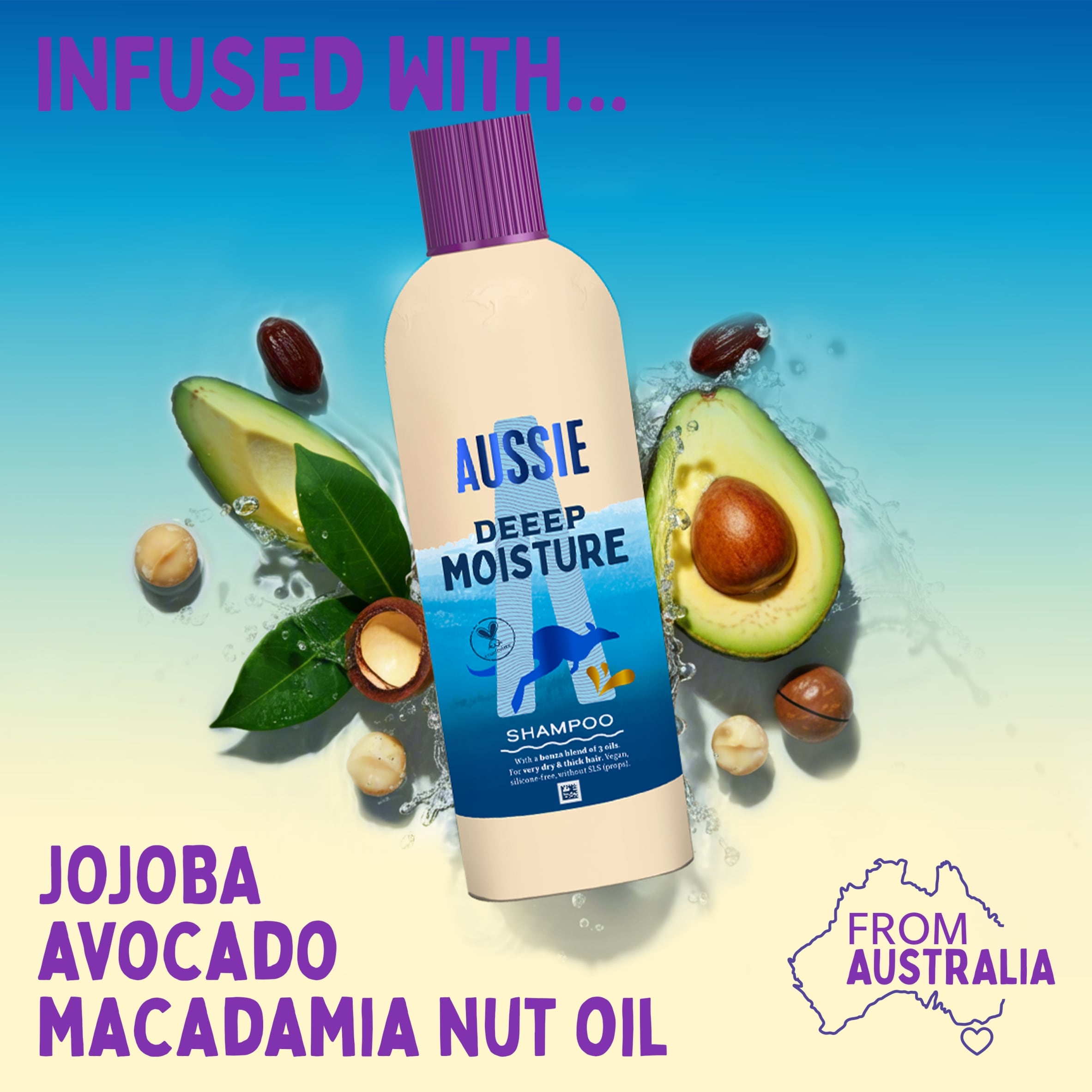 Aussie Deep Moisture Shampoo 300Ml thumbnail 4