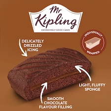 Mr Kipling Deliciously Good Chocolate Slices 6 Pack thumbnail 2