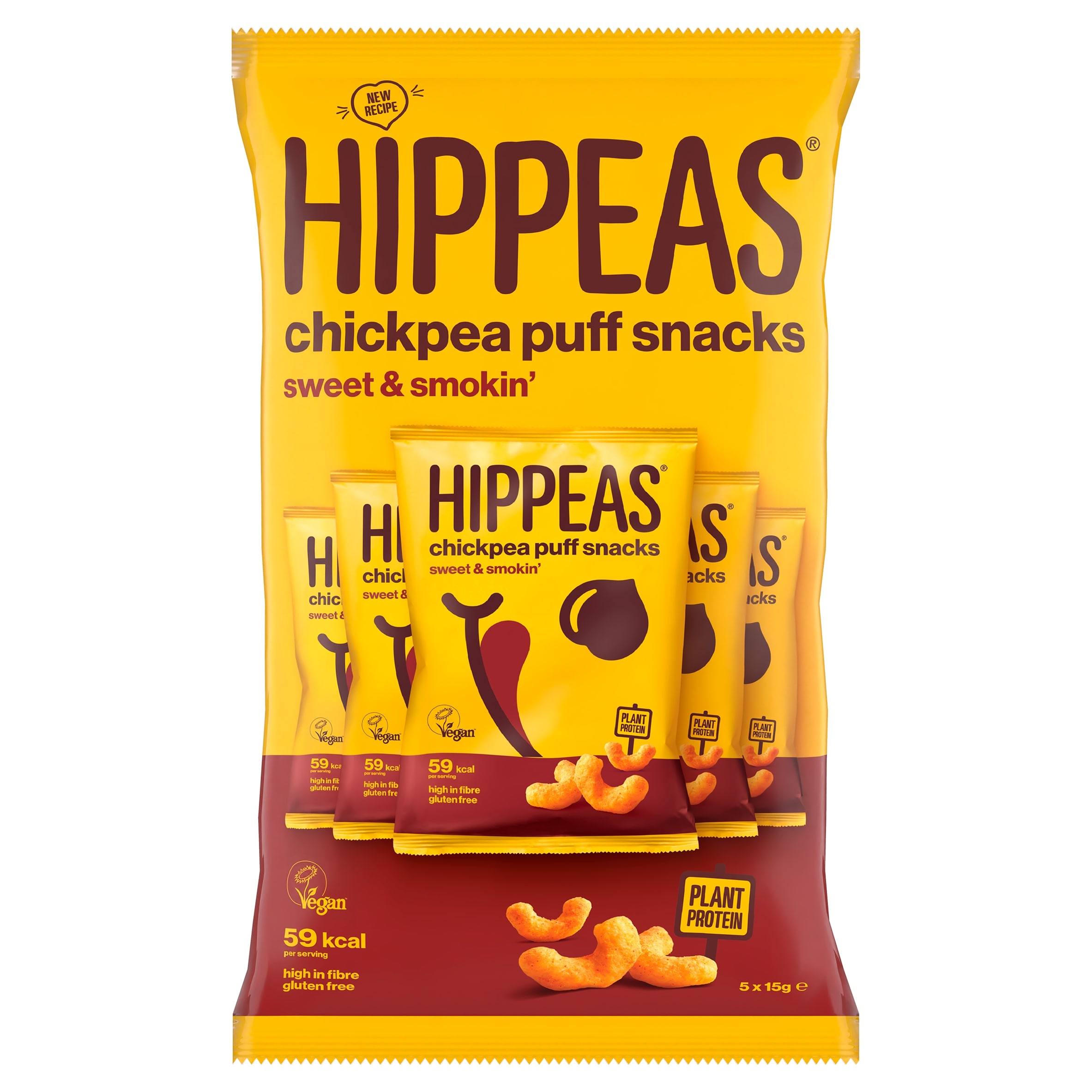 Hippeas Chickpea Puffs - Sweet & Smokin' Multipack