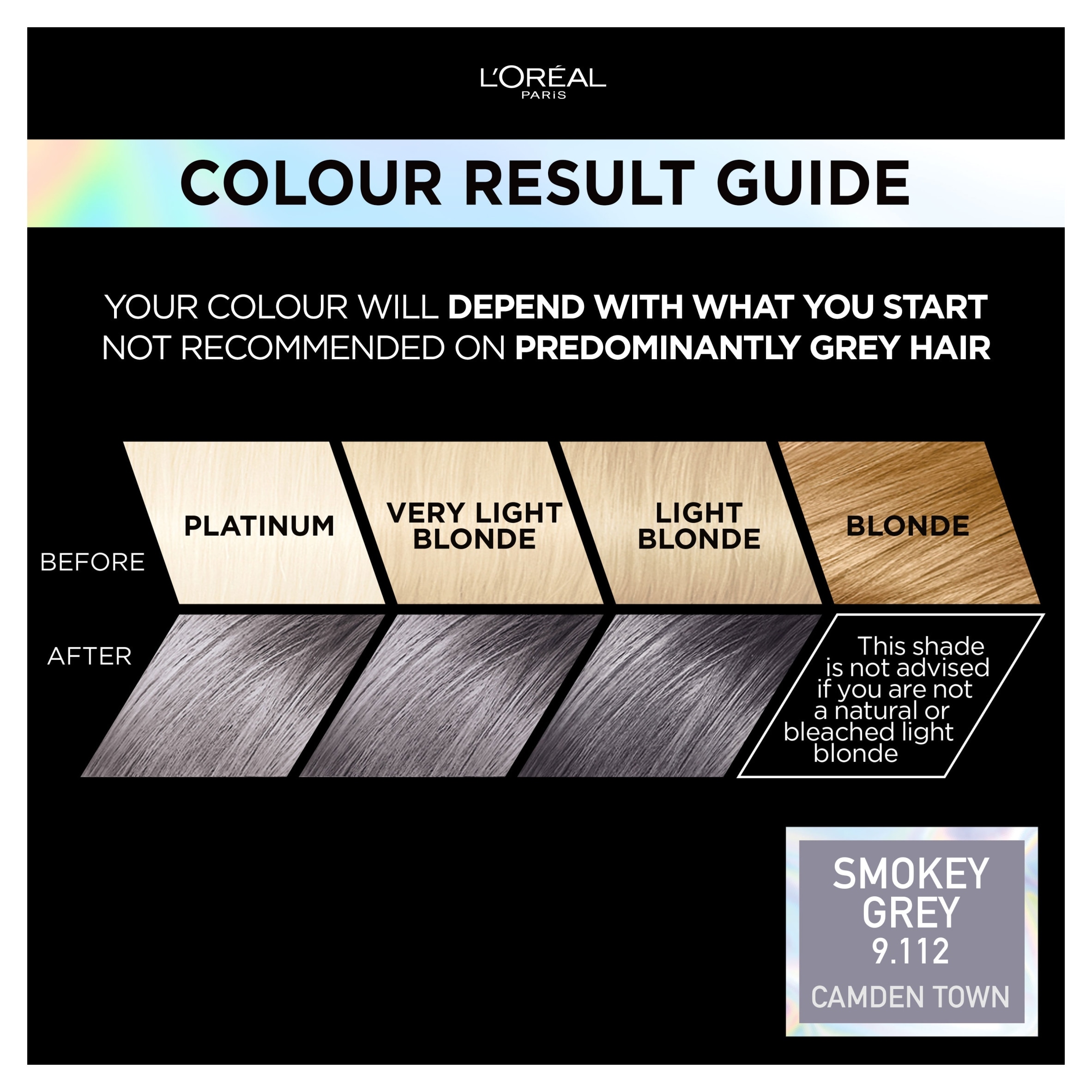 L'Oreal Paris Preference Vivids 9.11 Smokey Grey Permanent Hair Dye thumbnail 2