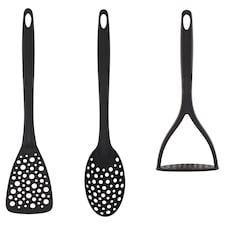 Tesco 3 Piece Nylon Utensil Set